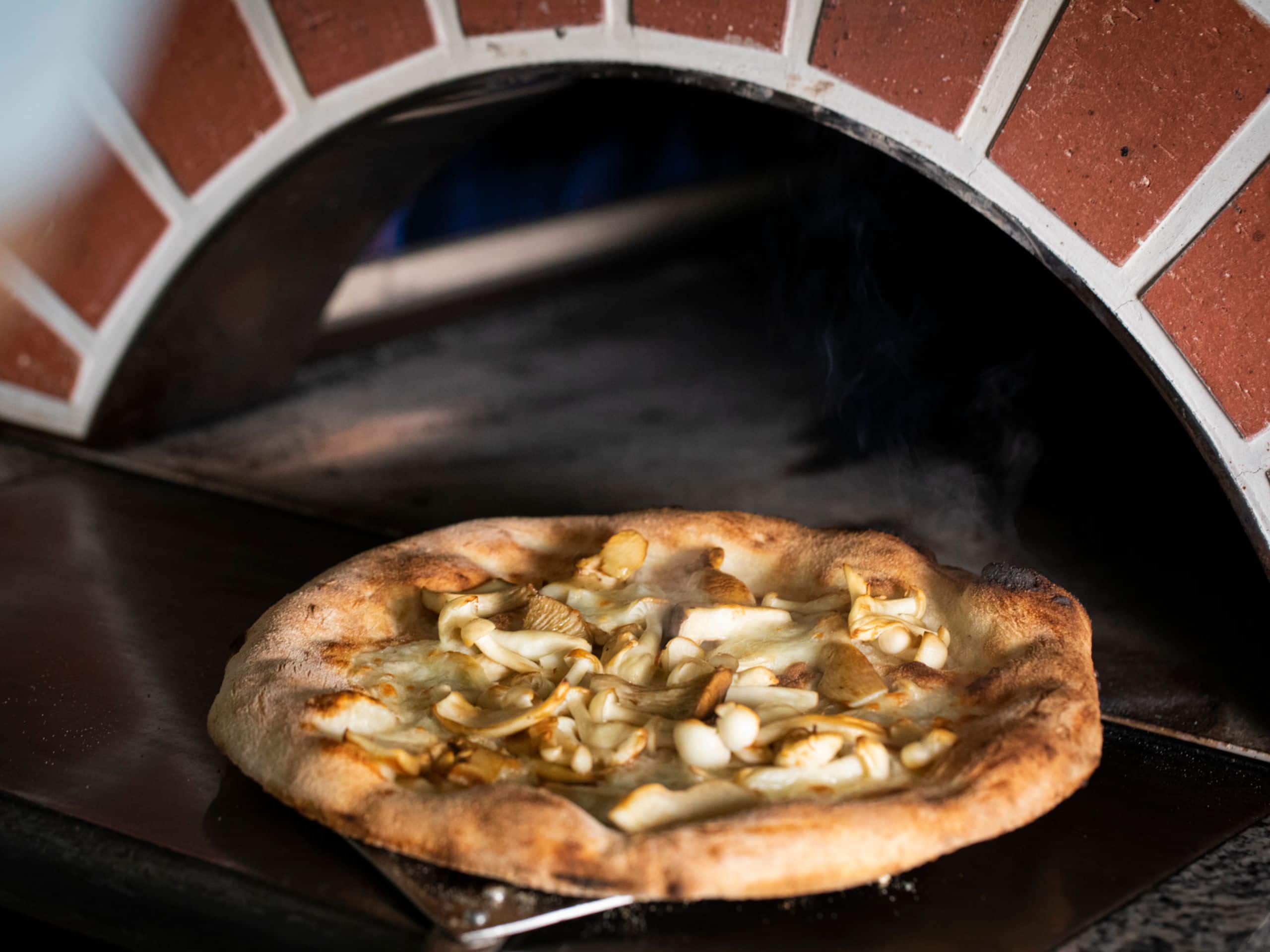 Park Hyatt Niseko Hanazono Olivio Mushroom Pizza Oven
