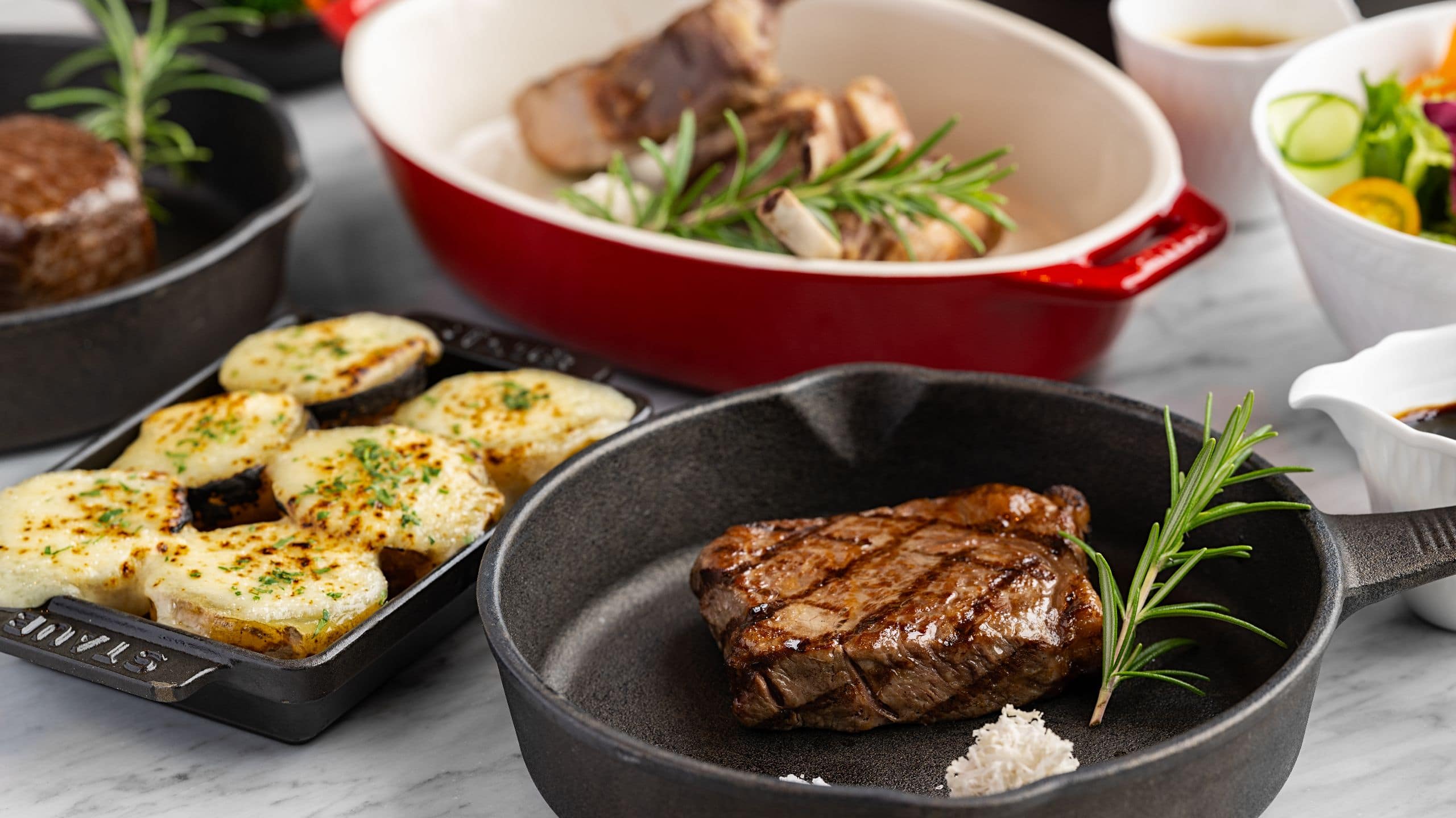 Park Hyatt Niseko Hanazono The Lounge Steak Spread