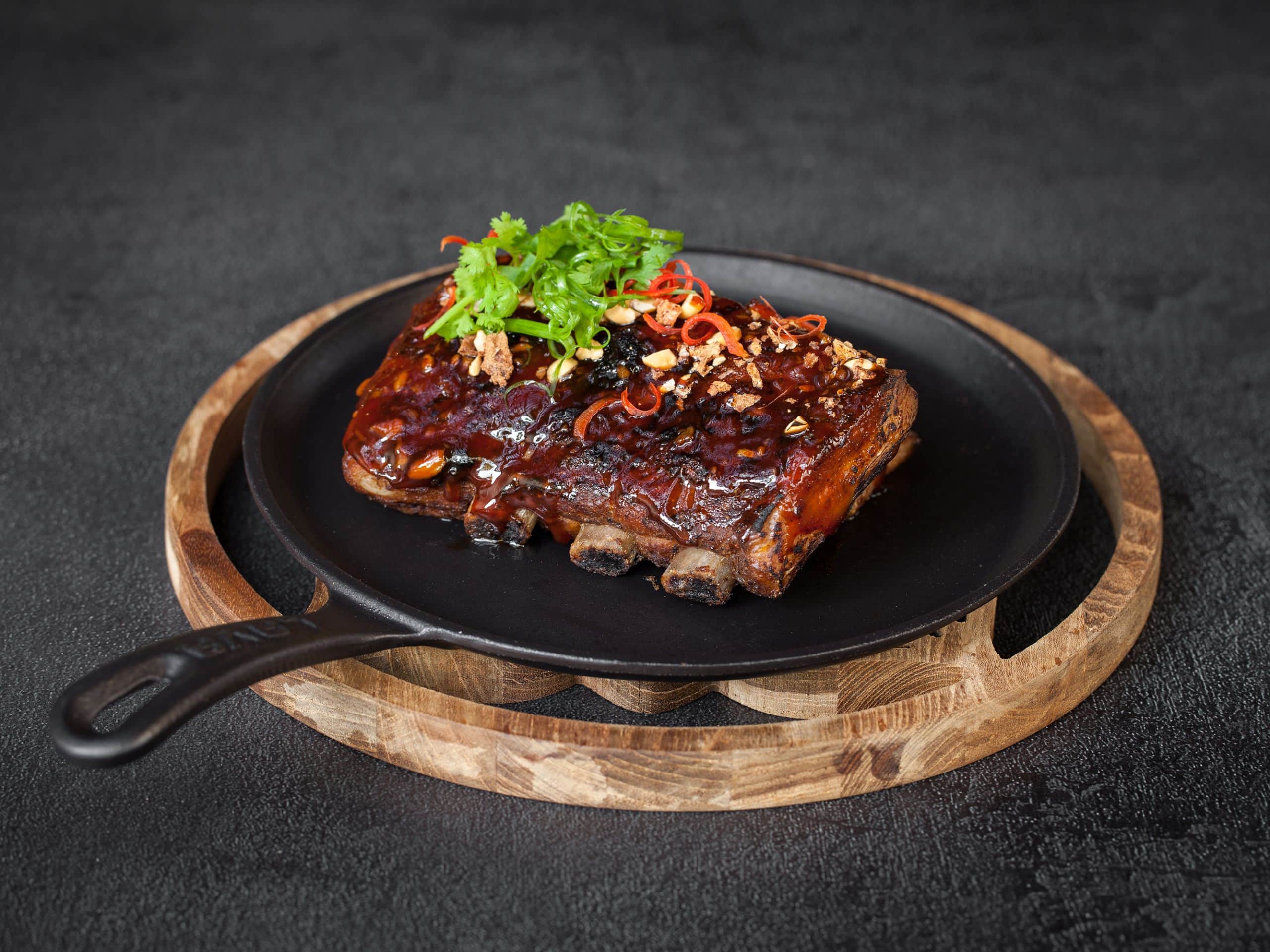 Andaz Bali Fire Fox Whiskey Bbq Ribs