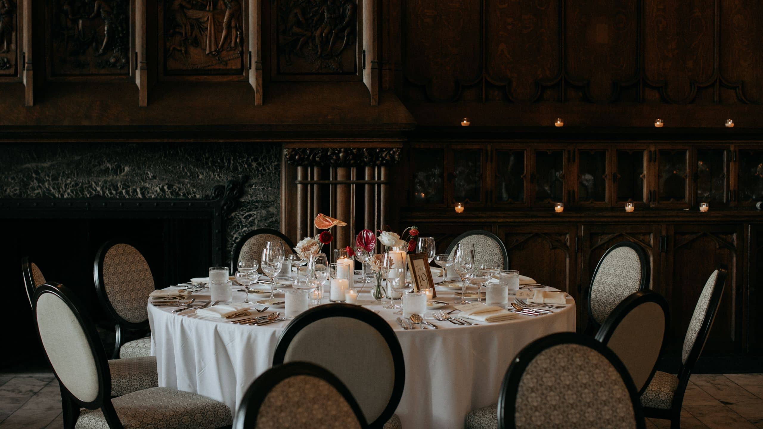 Chicago Athletic Association Wedding Guest Table