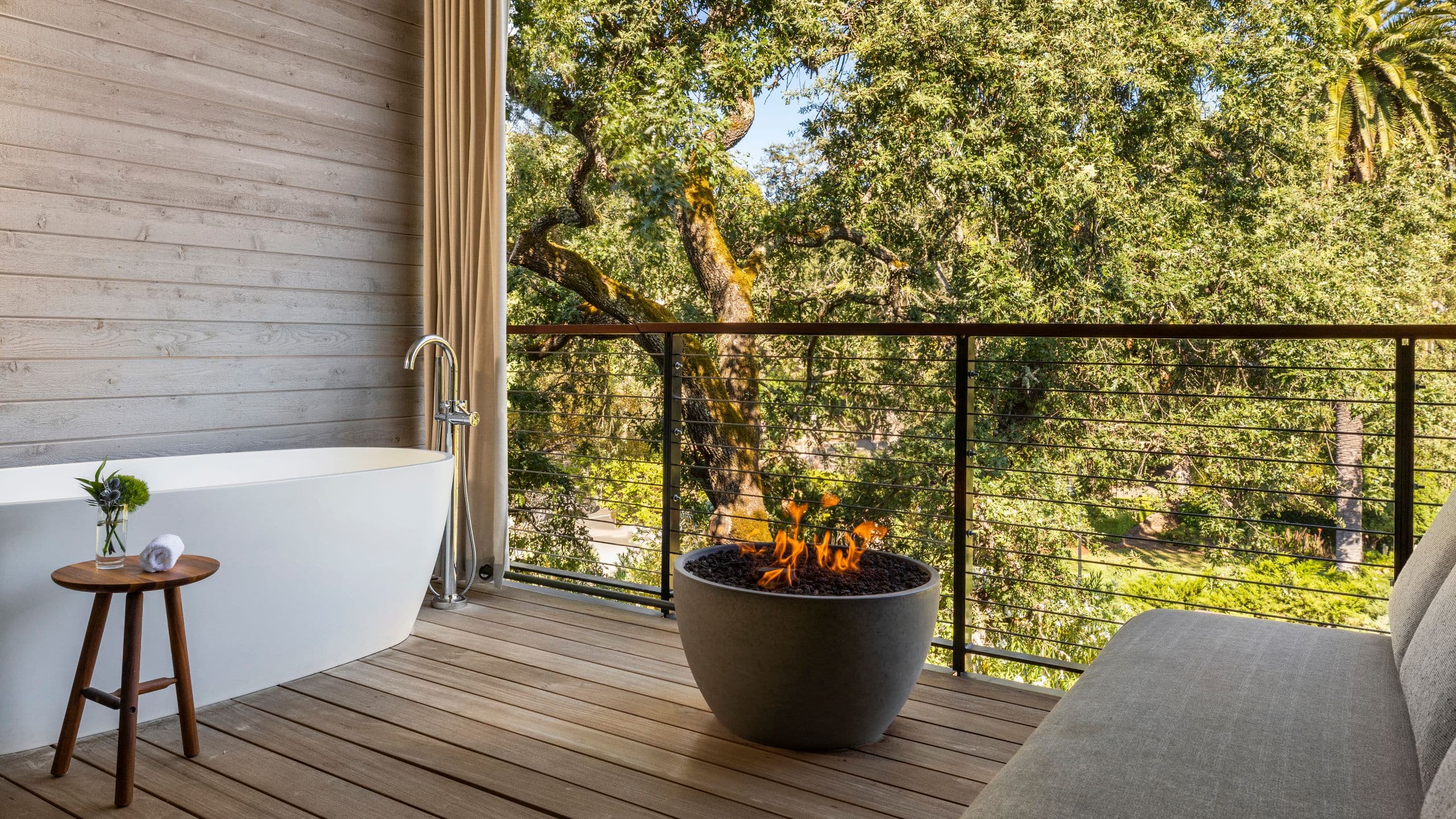 1 of 6 Alila Napa Valley Estate View Deluxe Balcony