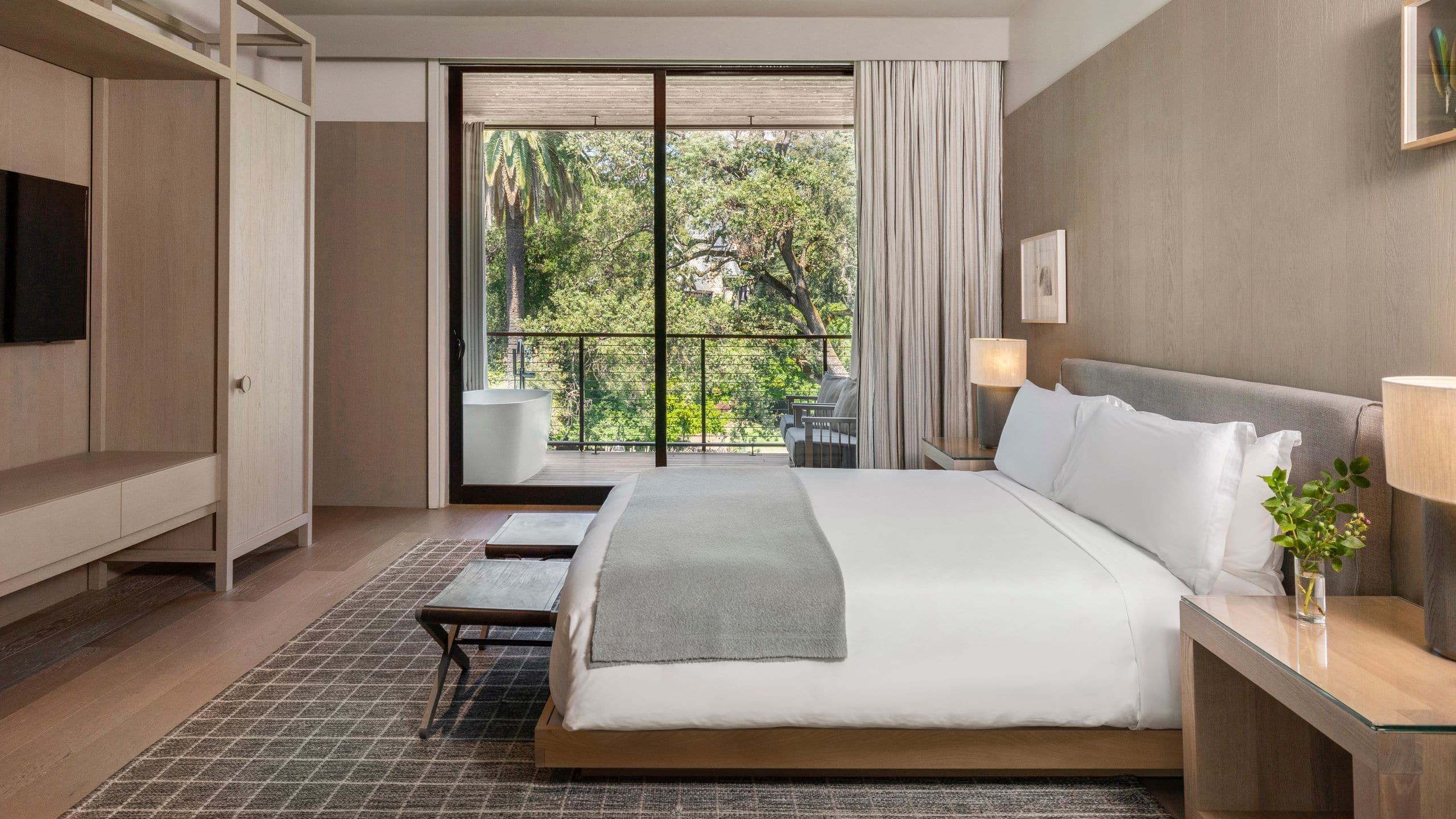 3 of 9 Alila Napa Valley Streamside Suite Bedroom