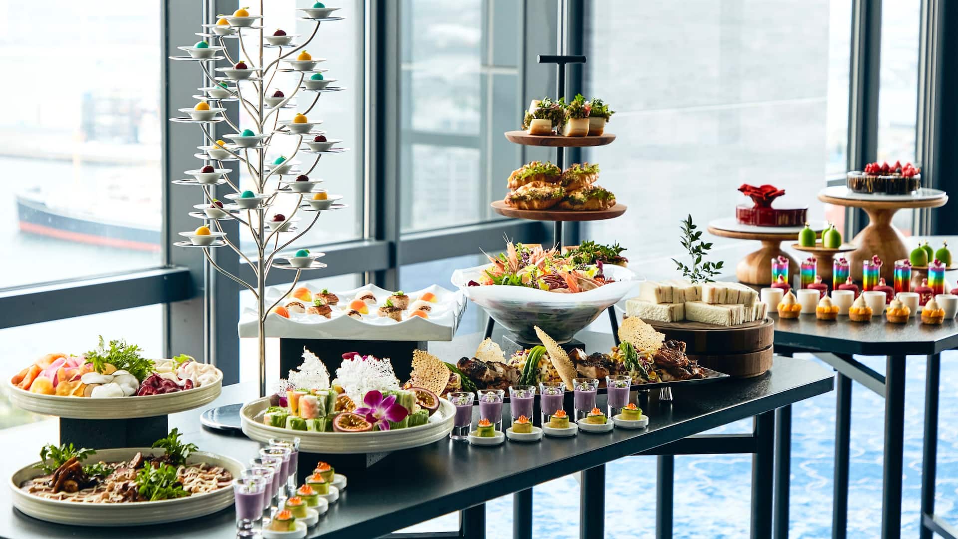 Hyatt Regency Yokohama Banquet Food Buffet Spread
