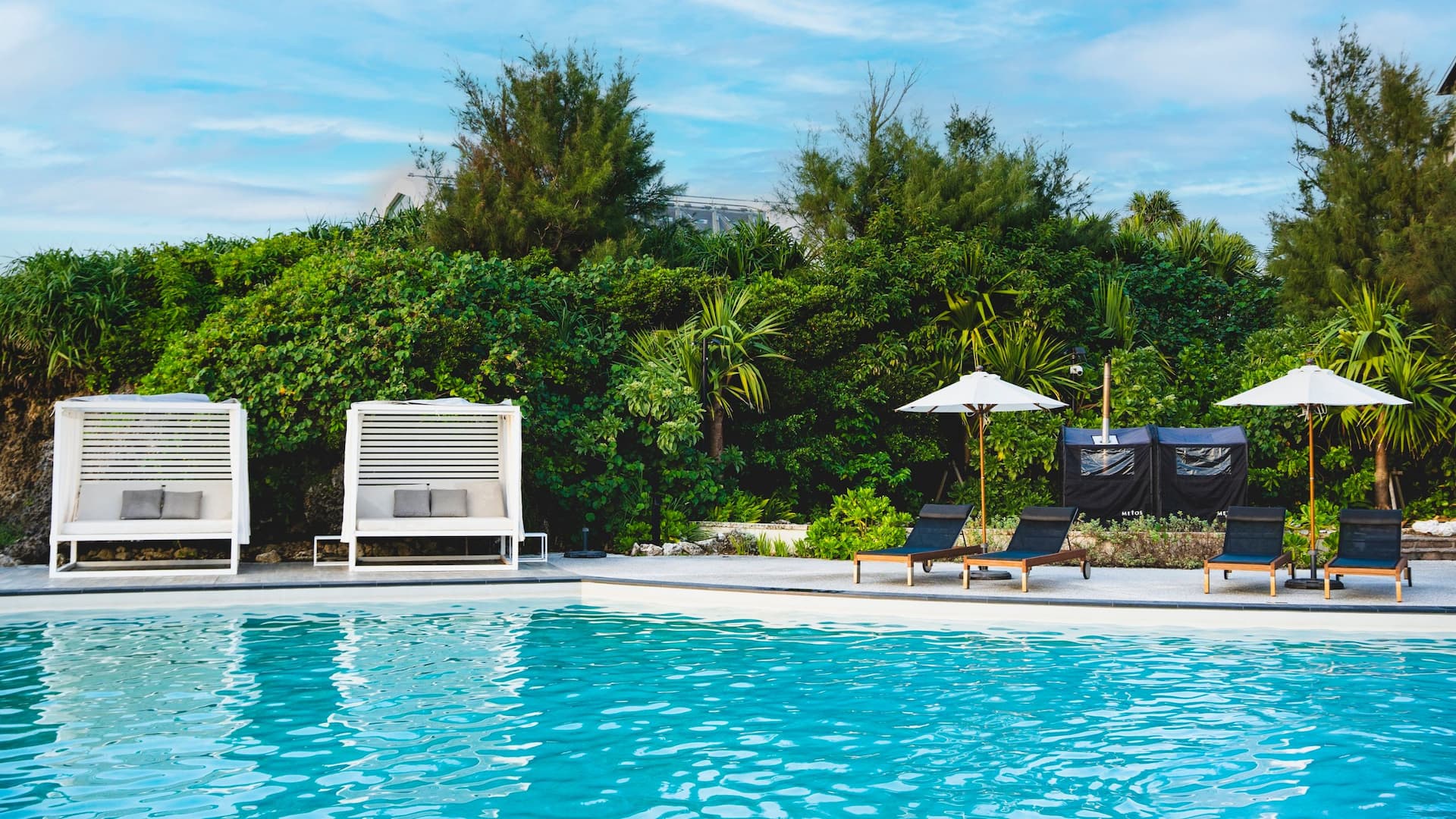 Hyatt Regency Seragaki Island, Okinawa Wellness And Activity Sauna Tent Pool