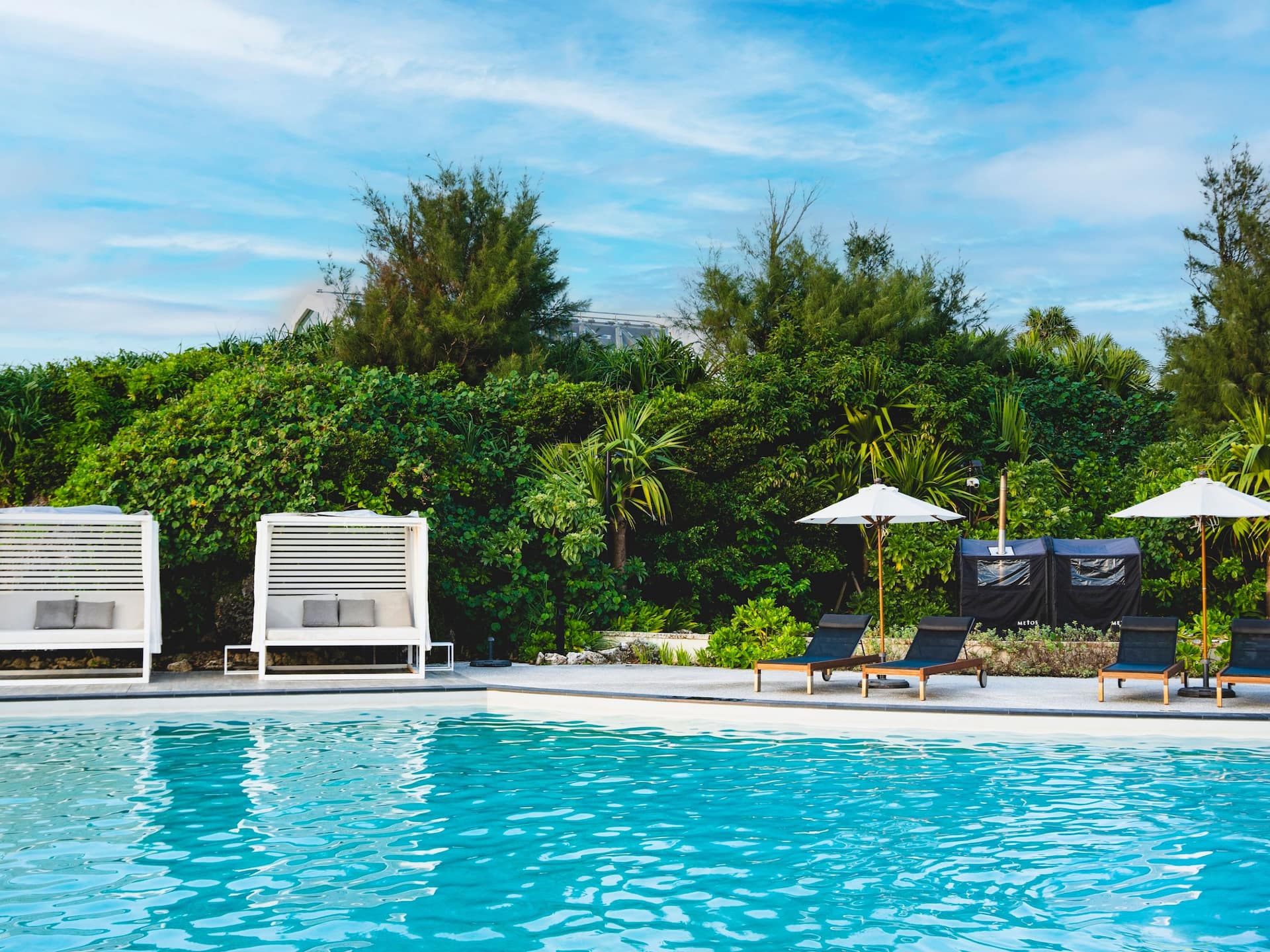 Hyatt Regency Seragaki Island, Okinawa Wellness And Activity Sauna Tent Pool