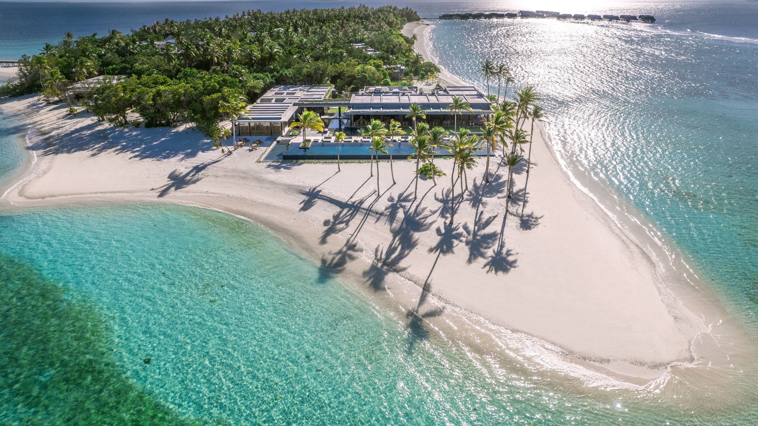 Alila Kothaifaru Maldives Infinity Pool Seasalt Aerial