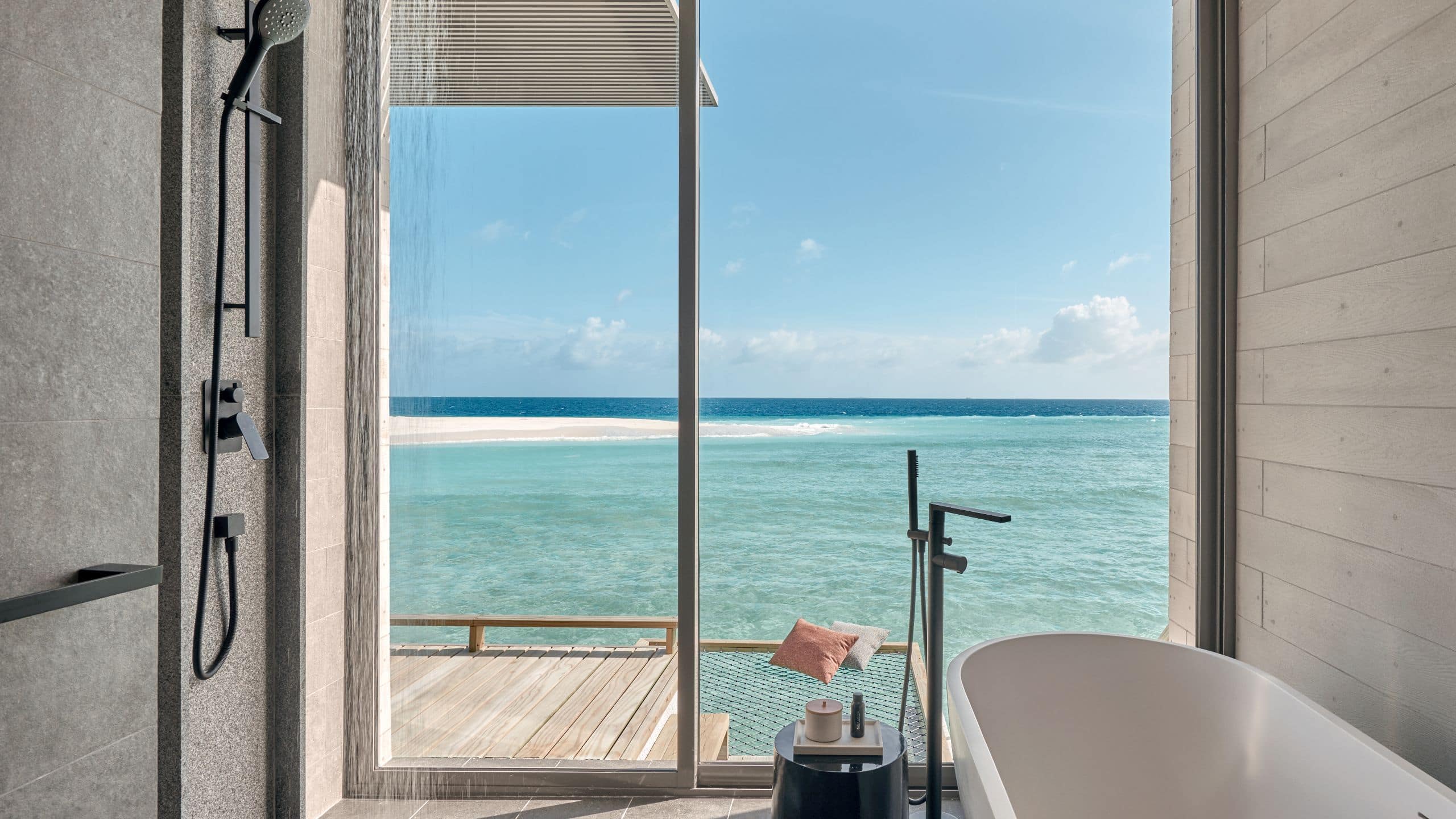 5/9 Alila Kothaifaru Maldives Water Villa Bathroom View
