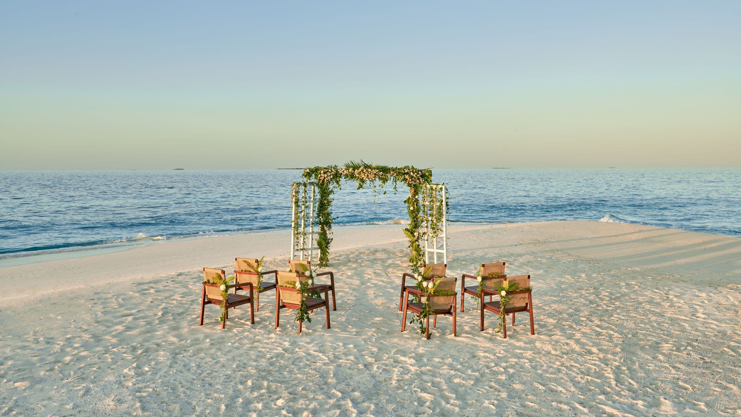 Alila Kothaifaru Maldives Spa Alila Wedding Set Up