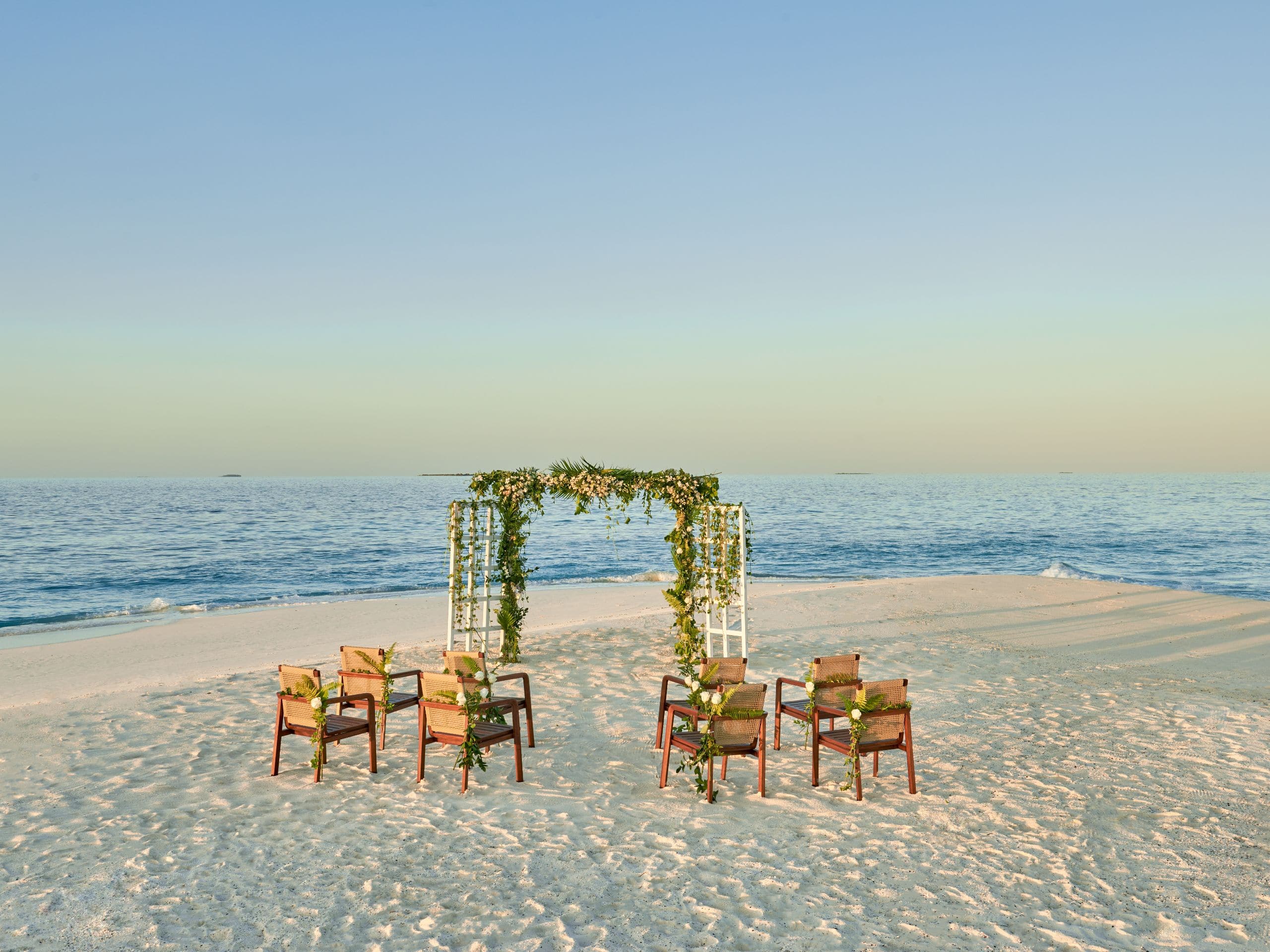 Alila Kothaifaru Maldives Spa Alila Wedding Set Up
