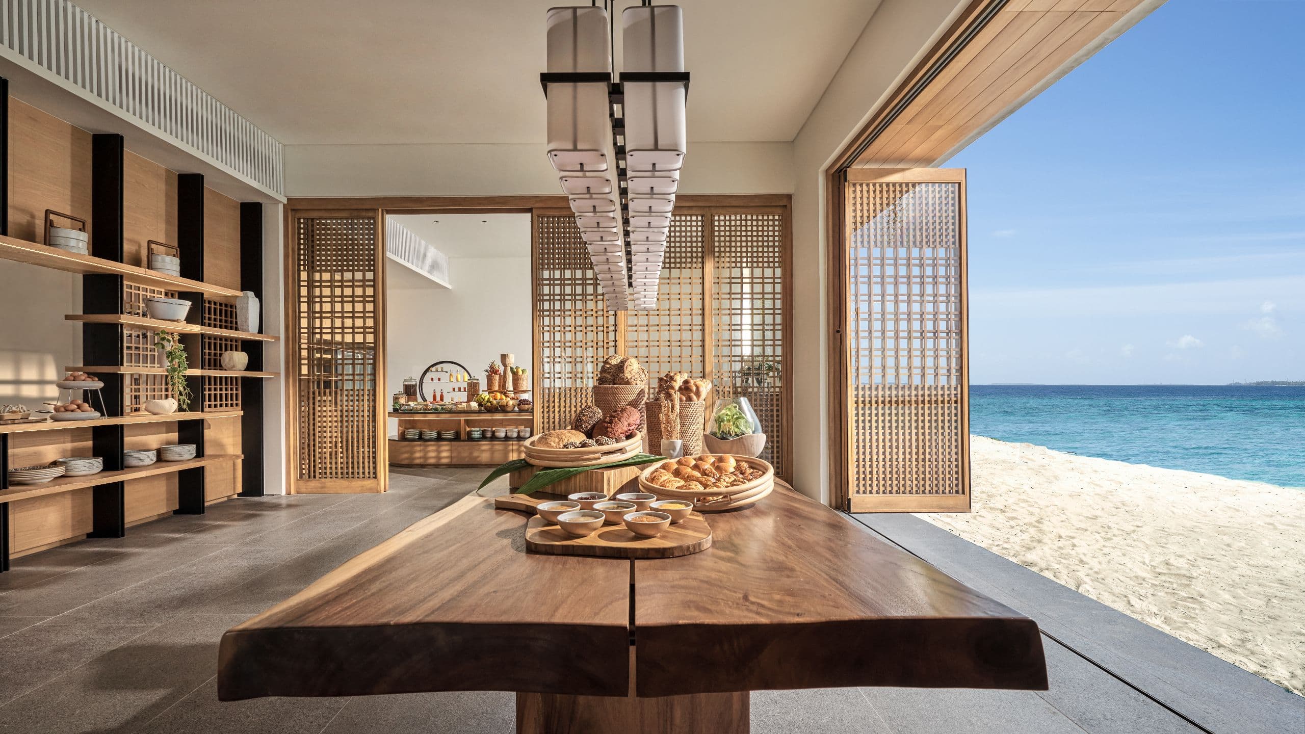 第 1，共 4 Alila Kothaifaru Maldives Private Dining Area