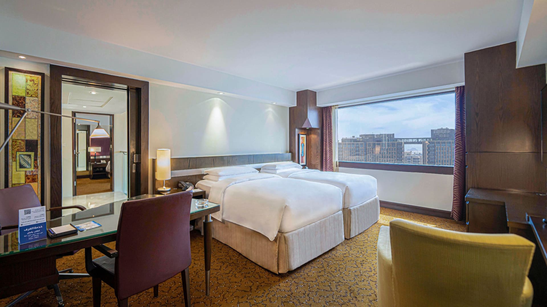 4 من 6 Hyatt Regency Dubai Emiri Suite Twin Room City View