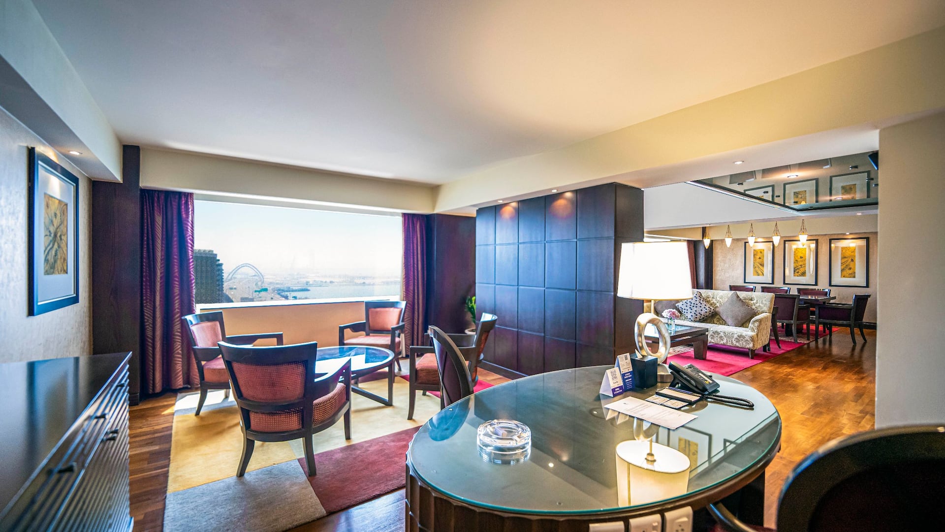 2 من 6 Hyatt Regency Dubai Emiri Suite Meeting Room Sea View