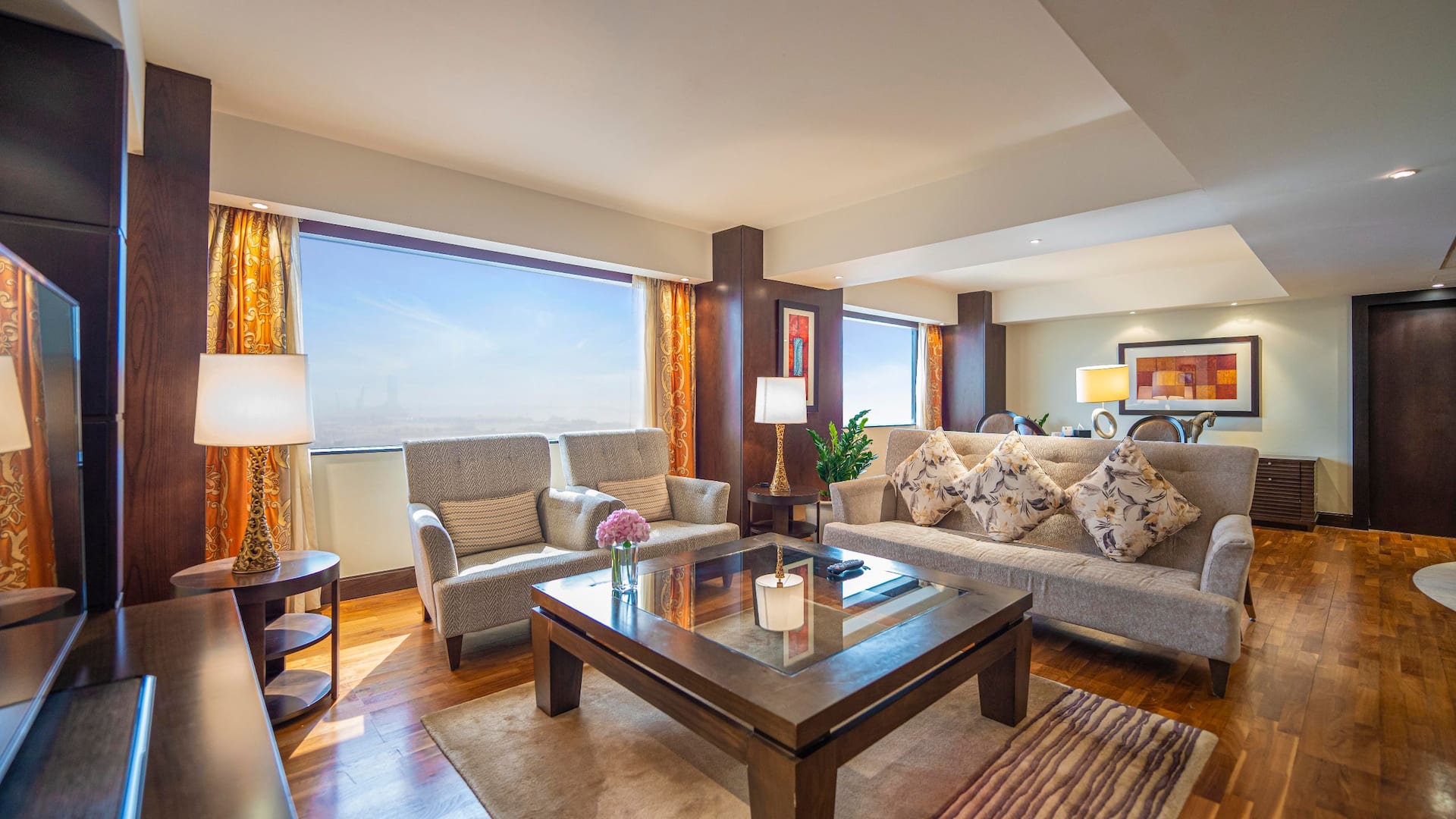 Hyatt Regency Dubai Regency Executive Suite Living Room Sea View