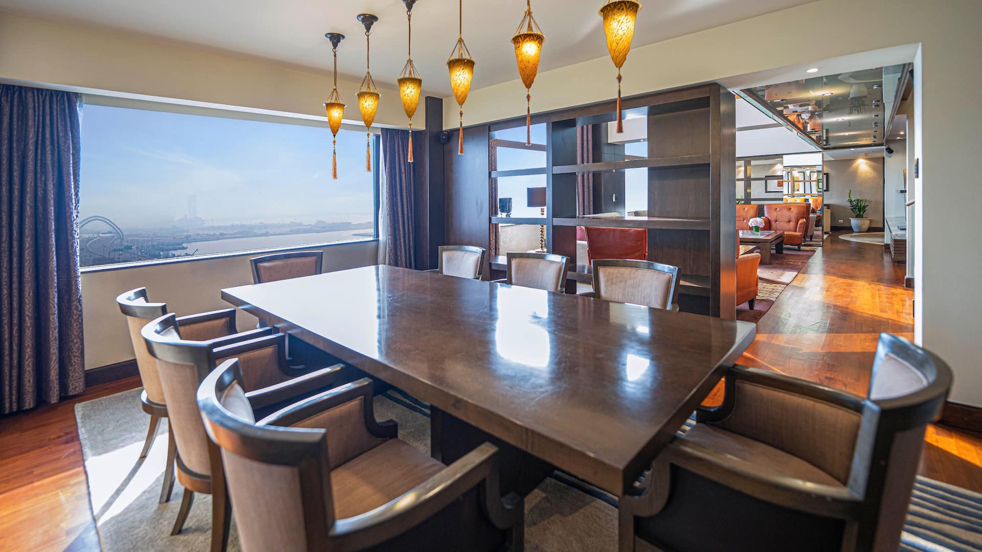 Hyatt Regency Dubai Royal Suite Living Room Sea View