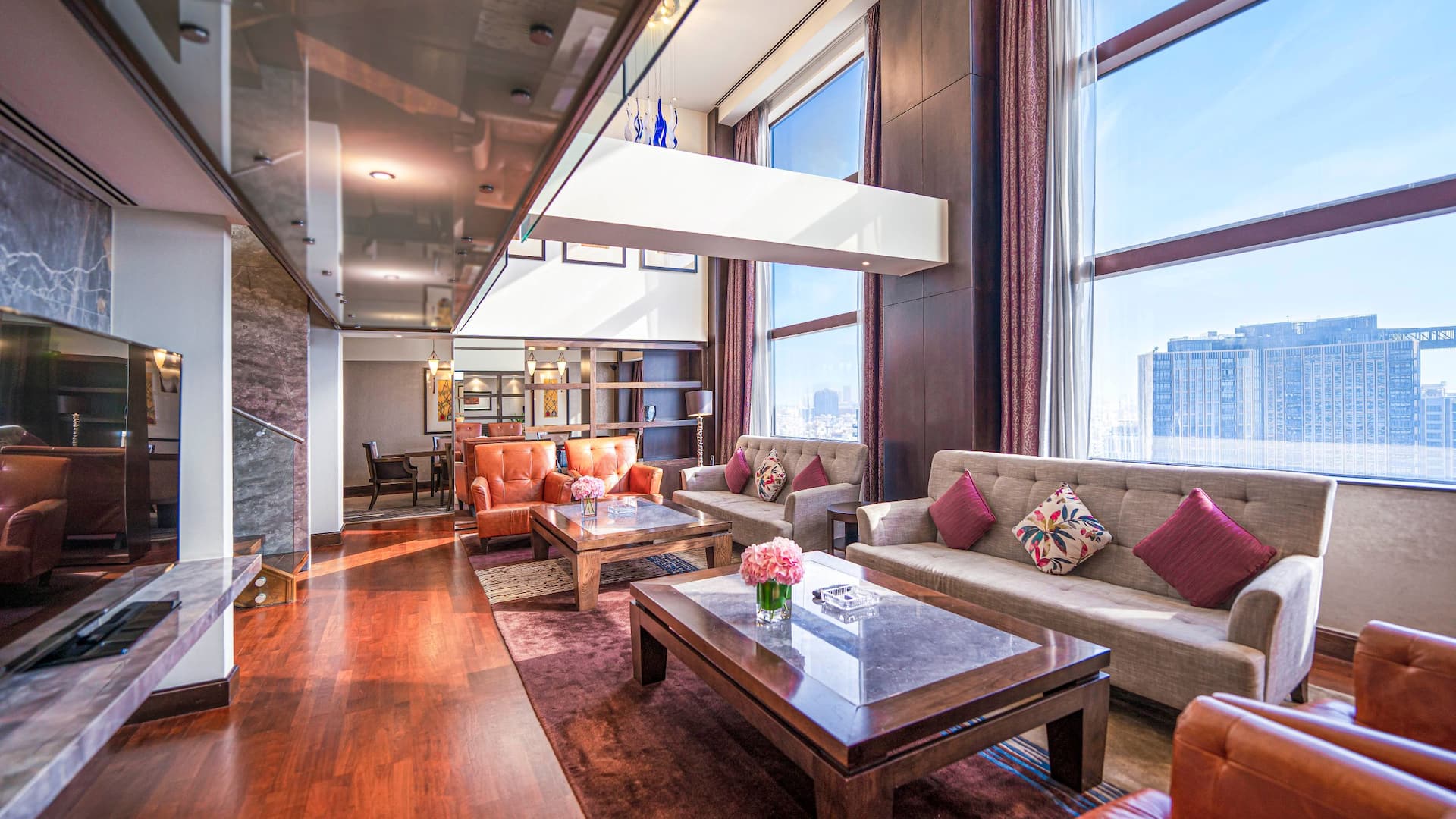 Hyatt Regency Dubai Royal Suite Living Room