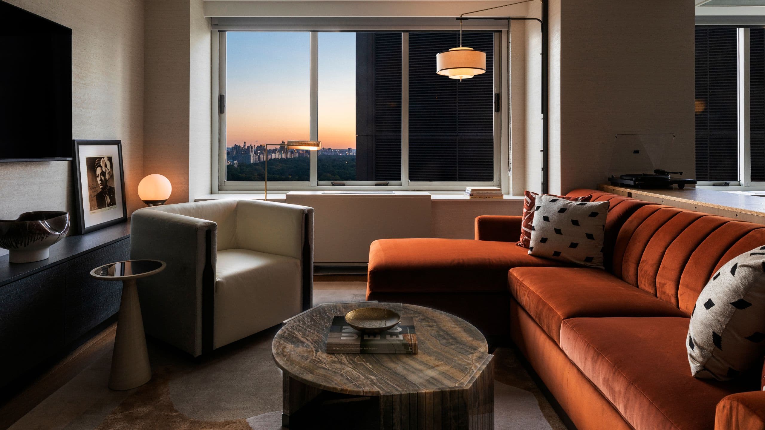 Thompson Central Park New York Upper Stories Thompson Suite Dusk
