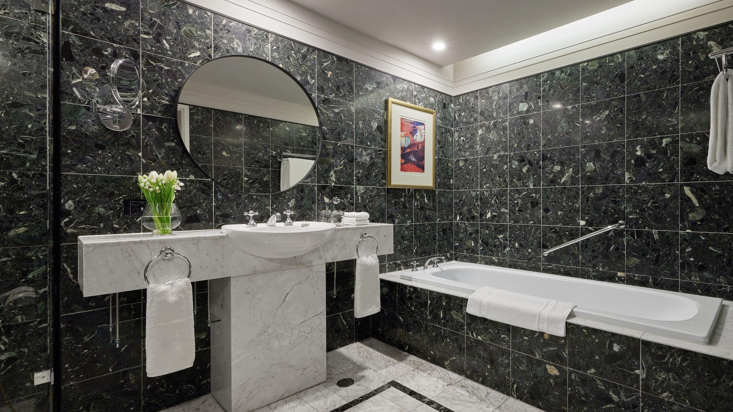 2 of 2 Hyatt Hotel Canberra - A Park Hyatt Hotel Deluxe Bathroom Side View