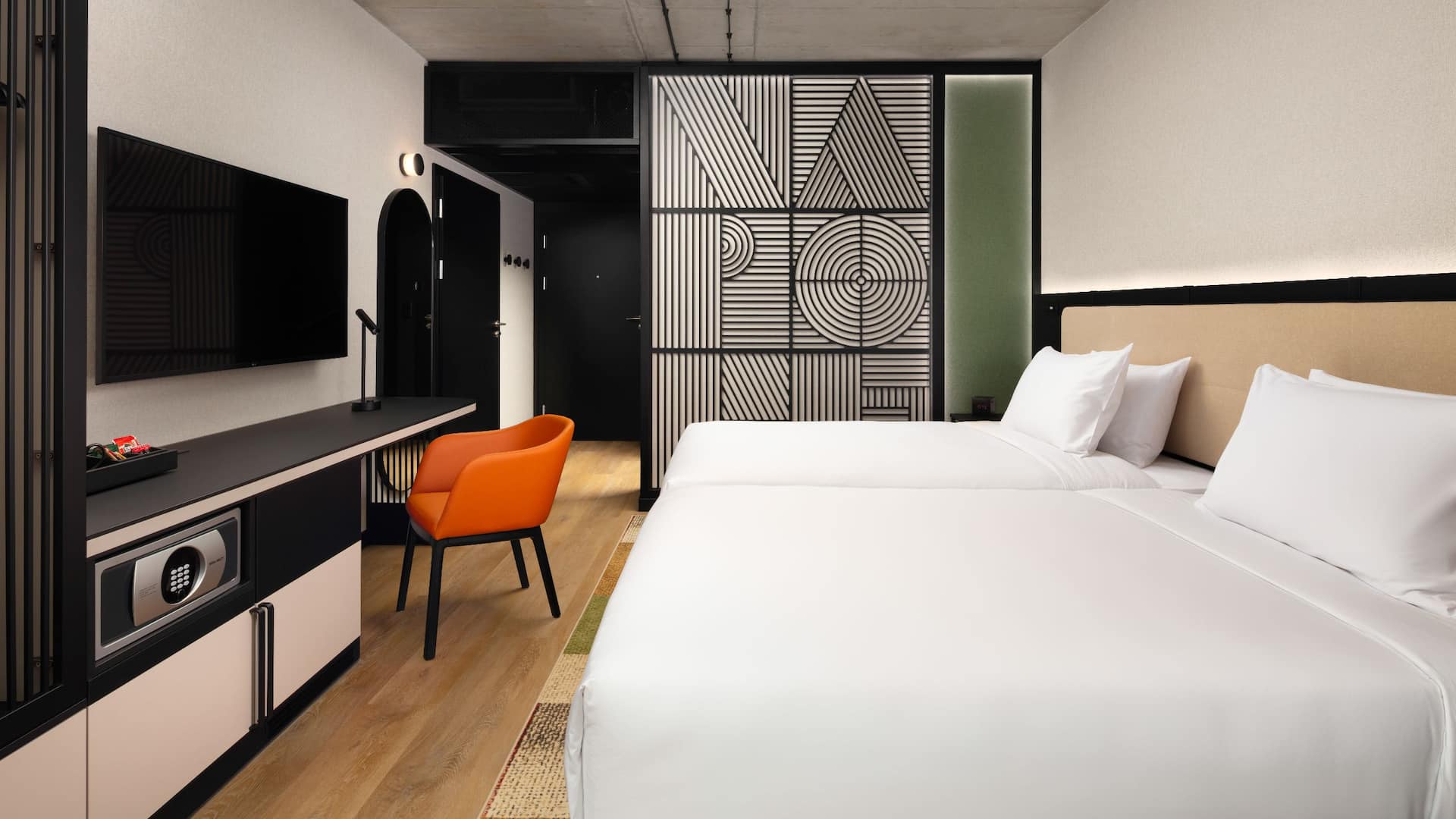 Hyatt Place Krakow Twin Bedroom Overview