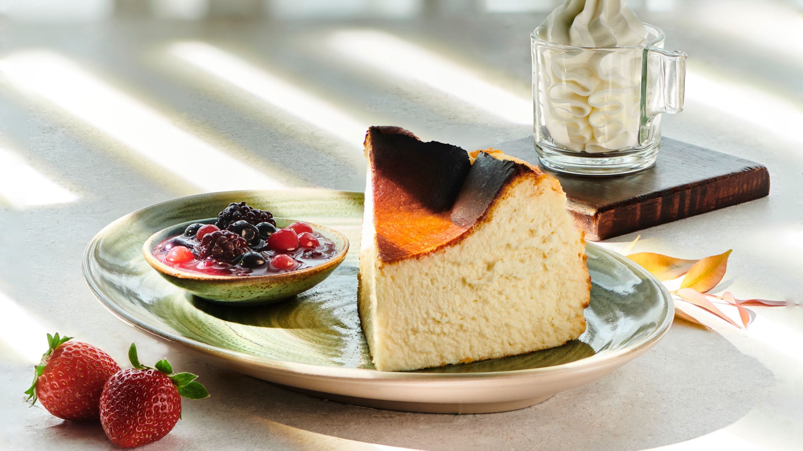 Park Hyatt Chennai Basque Cheesecake