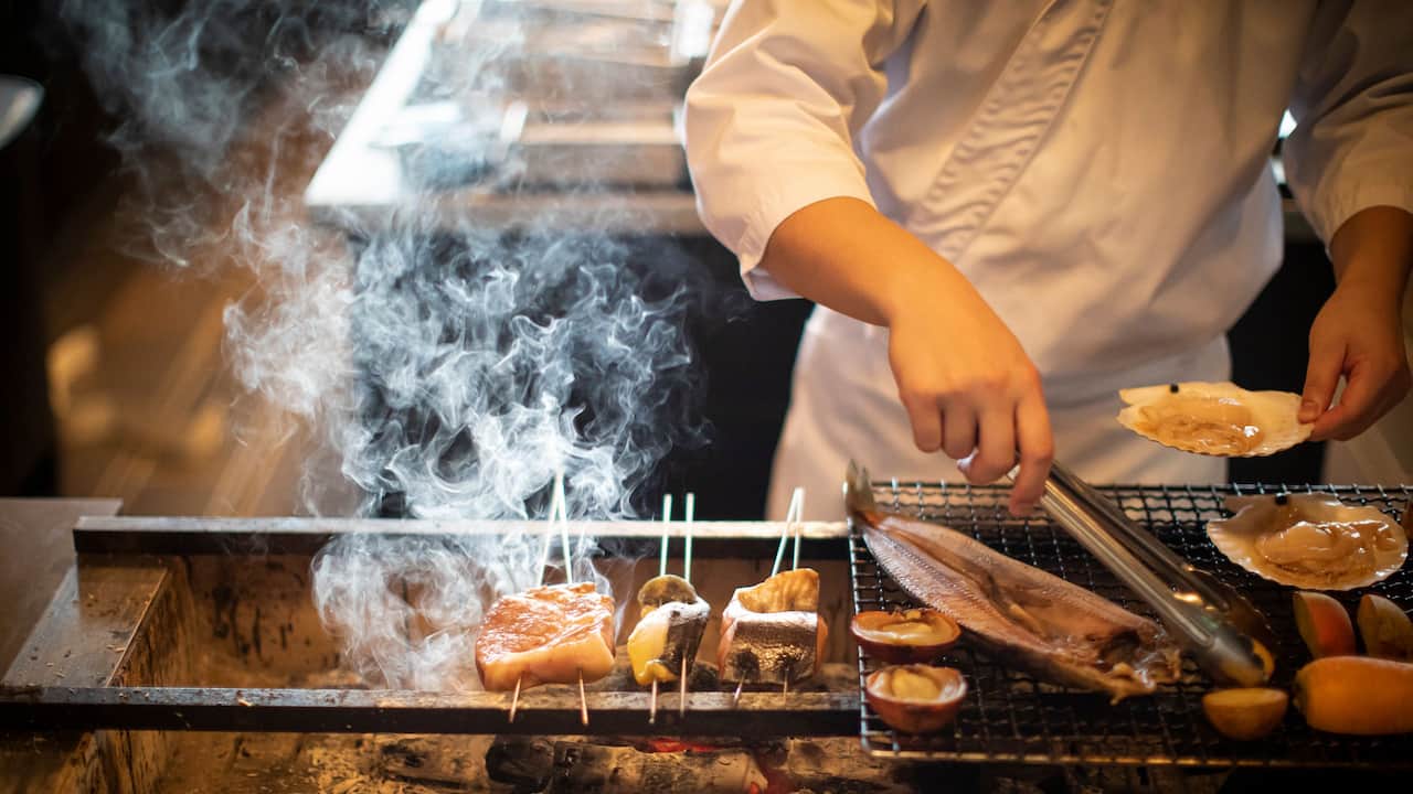 Robata Chef grill Park Hyatt Niseko 