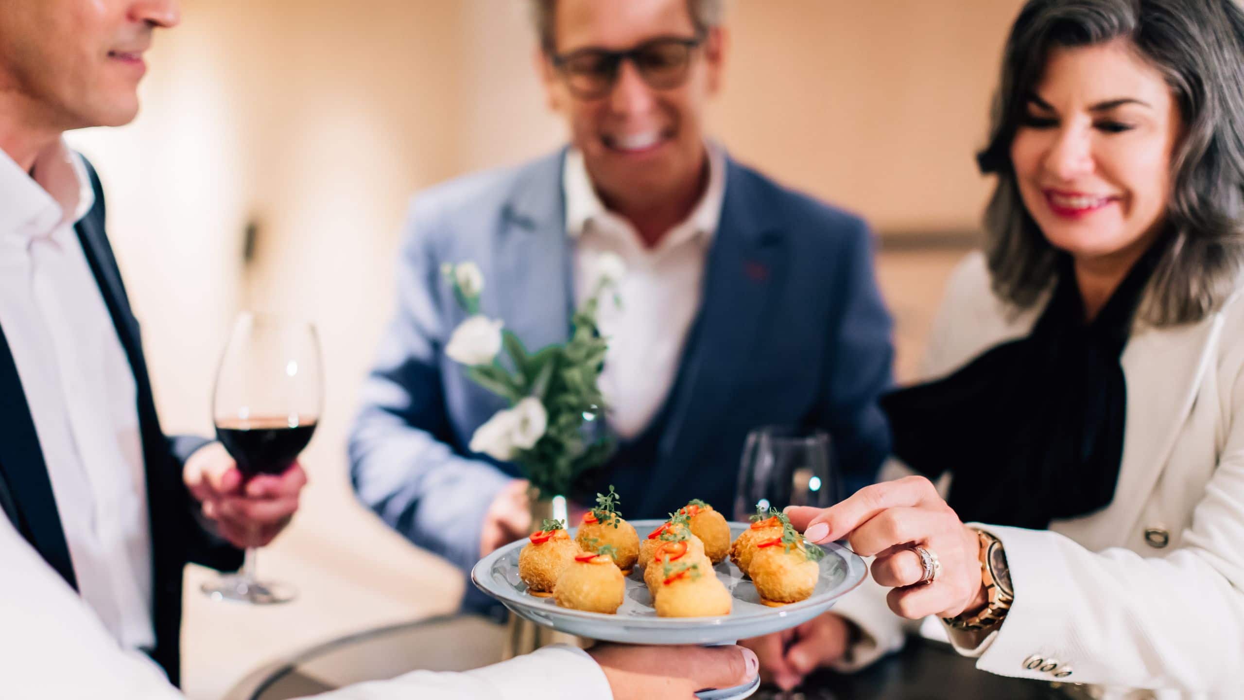 2 of 3 Park Hyatt Toronto Passed Canapes Resident Kitchen