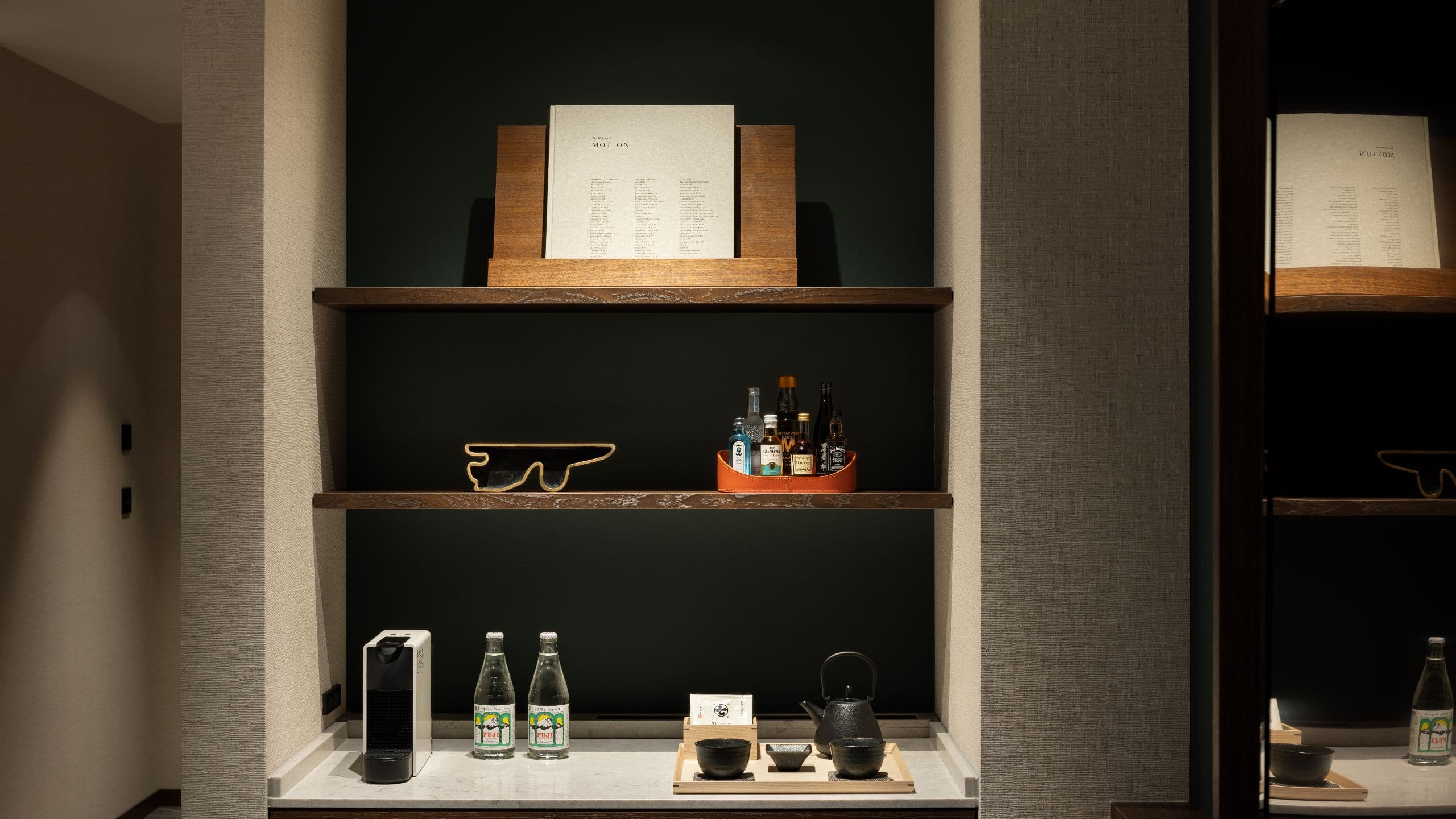 2 of 2 Fuji Speedway Hotel Guestroom Shelf