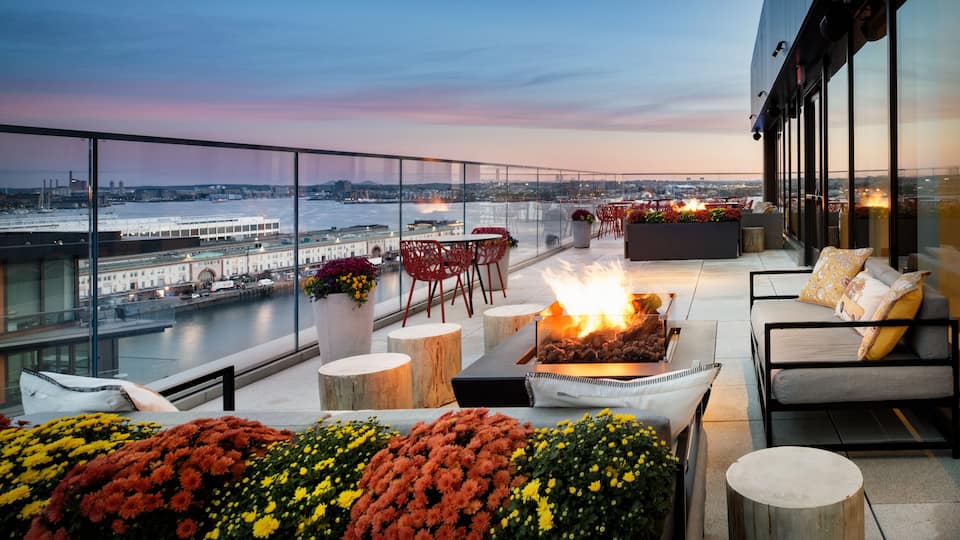 Patio Firepit View