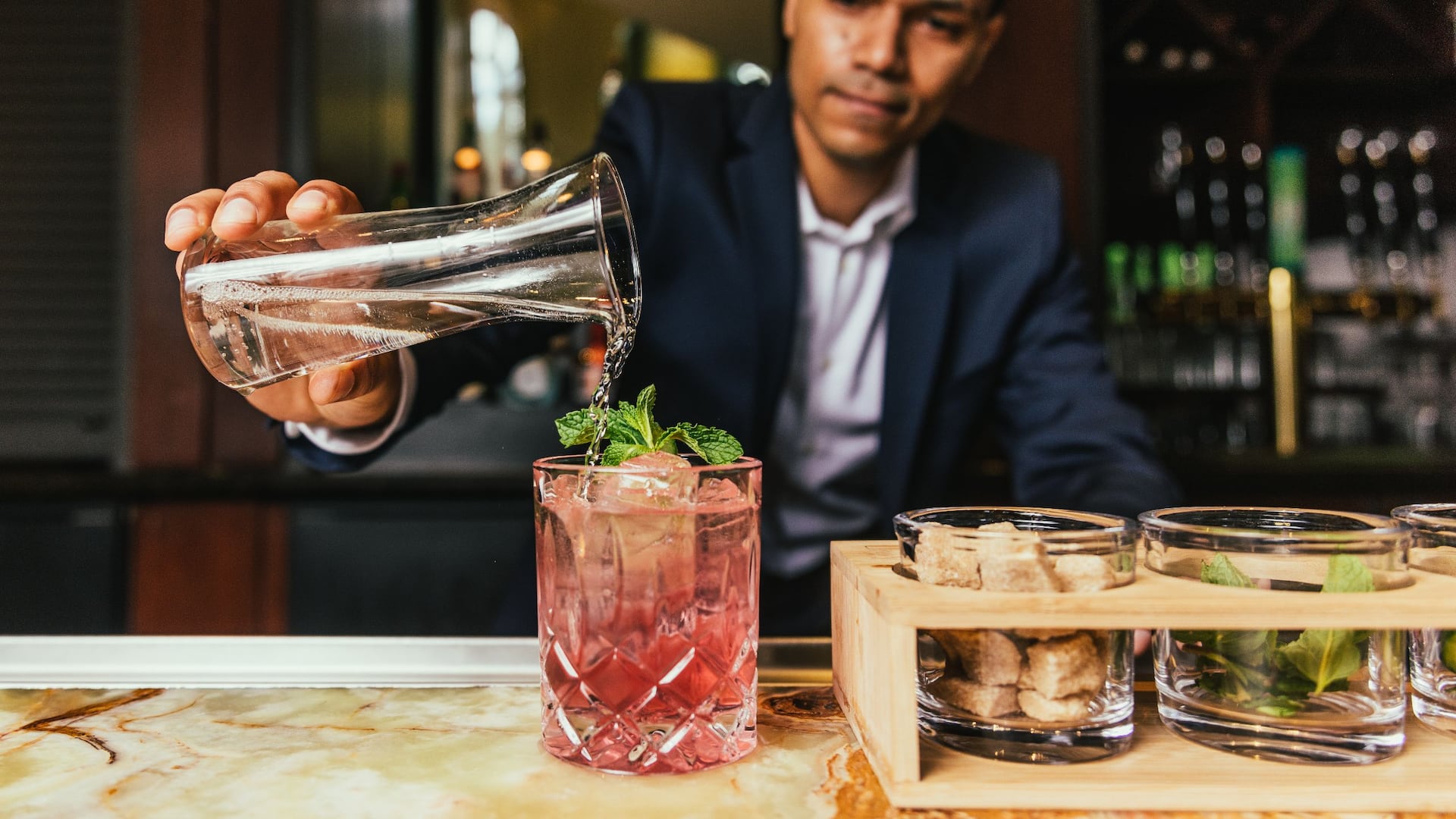Grand Hyatt Atlanta in Buckhead Onyx Bar Grand Fusion Cocktail