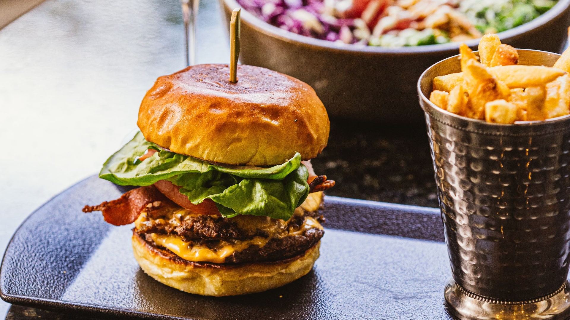 Grand Hyatt Atlanta in Buckhead Strauss Farms Grass Fed Burger