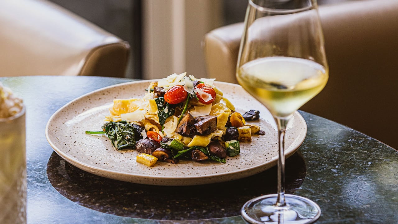 Spring Vegetable Pappardelle 