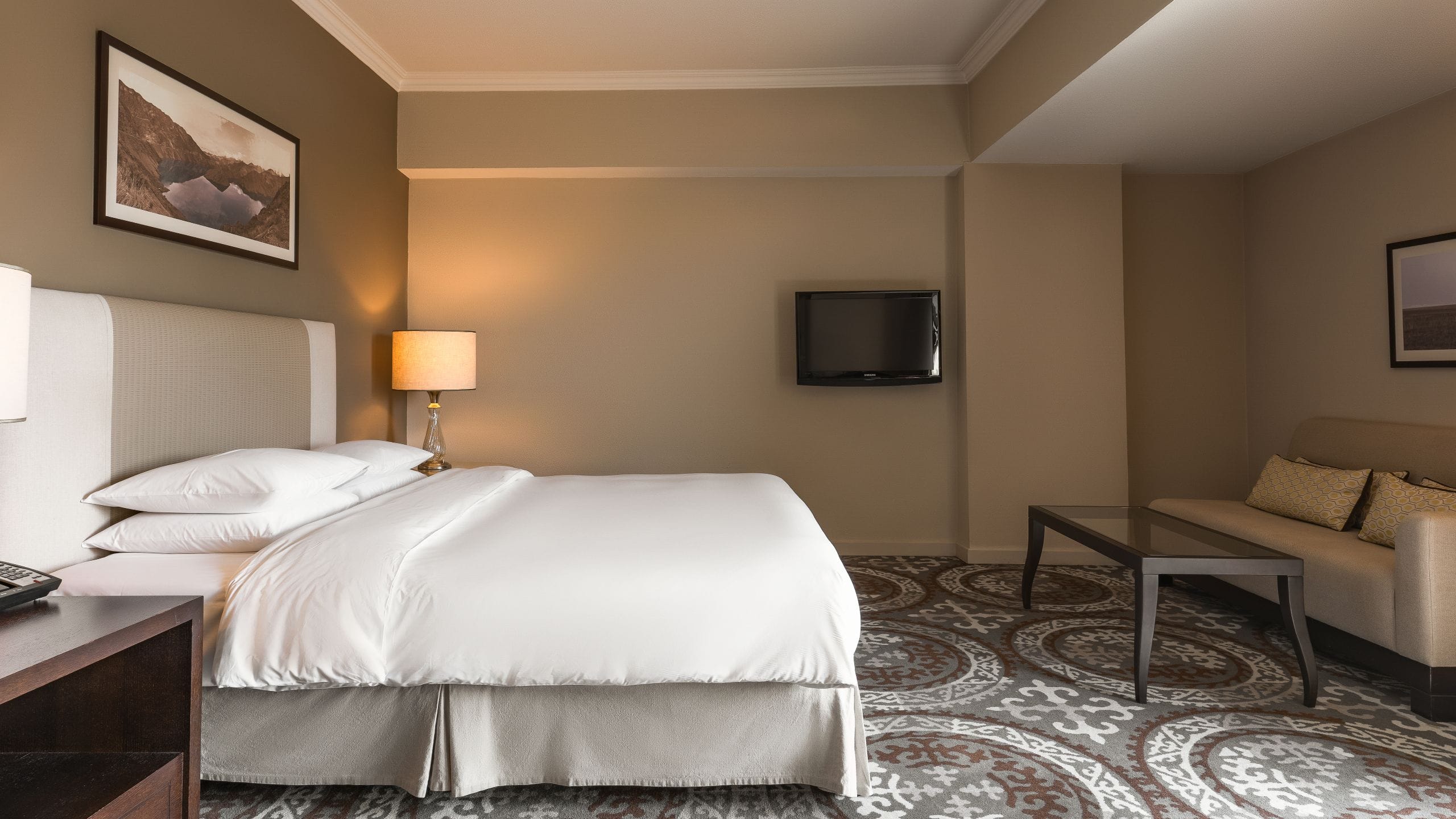 Hyatt Regency Bishkek Guestroom King Bed View