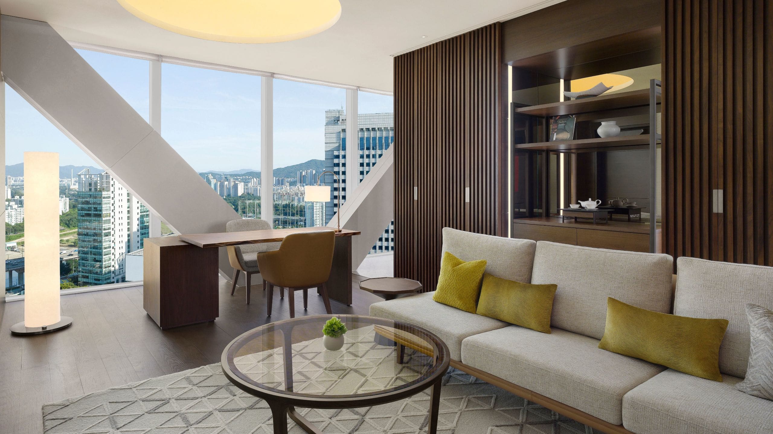 4/6 Park Hyatt Seoul Park Suite King Deluxe Living Room View