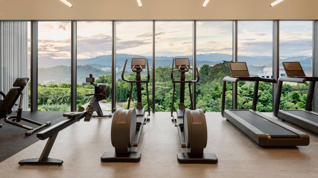 Keep up with your fitness routine while staying at Hyatt Centric Kota Kinabalu