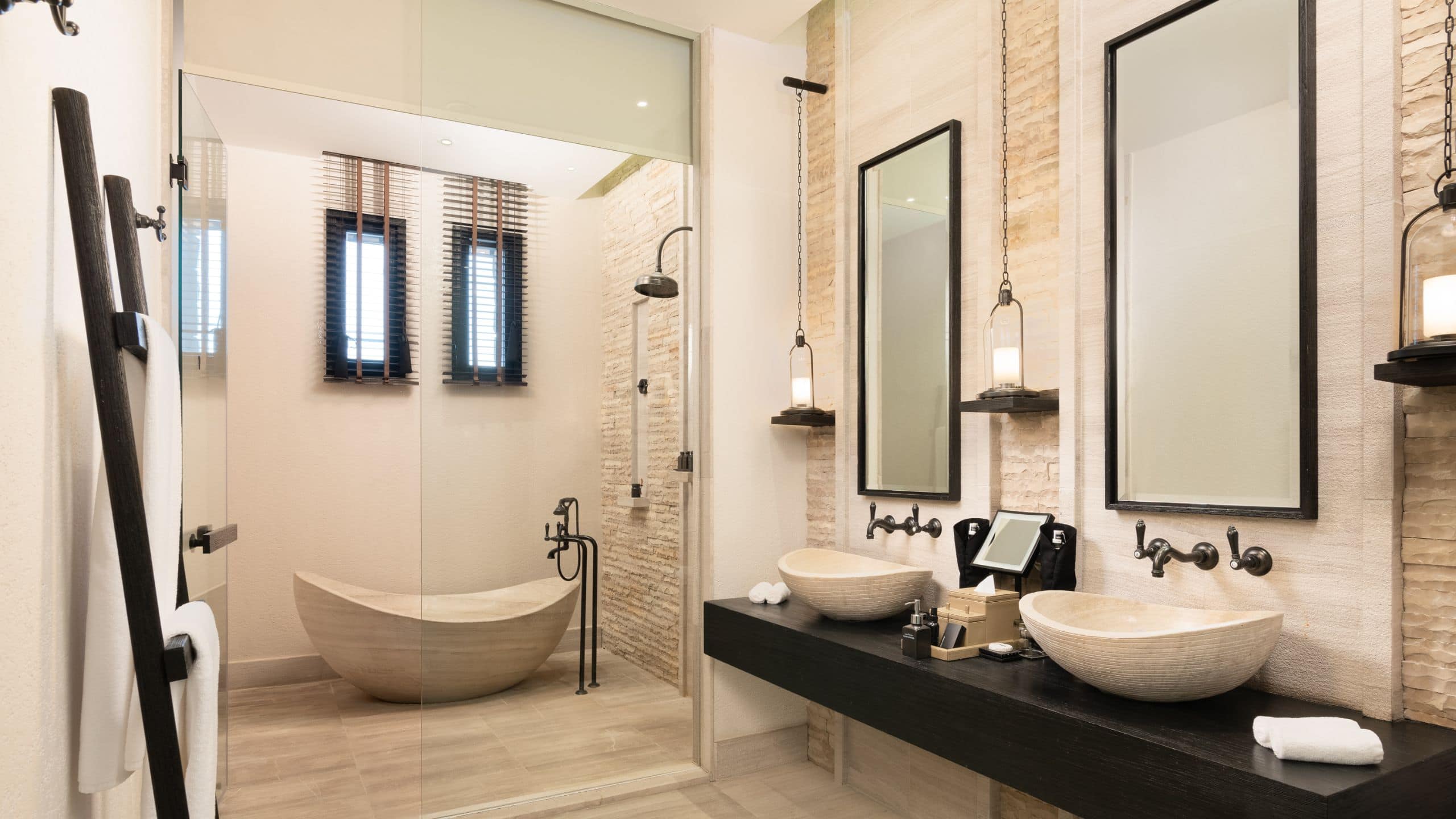 9 de 9 Alila Jabal Akhdar Jabal Villa Twin Room Bathroom