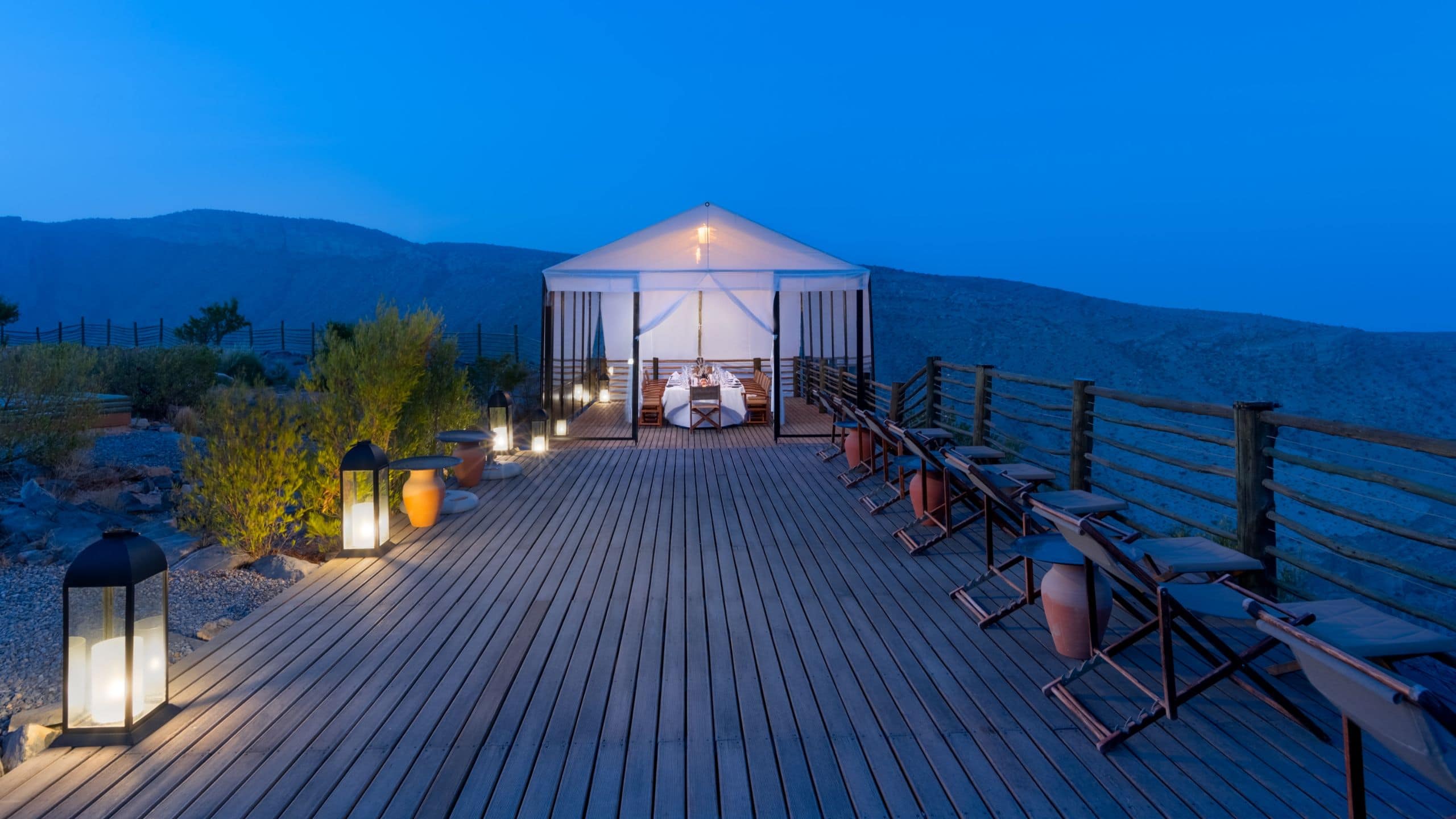2 of 3 Alila Jabal Akhdar Event Spaces Jabal Deck Walkway