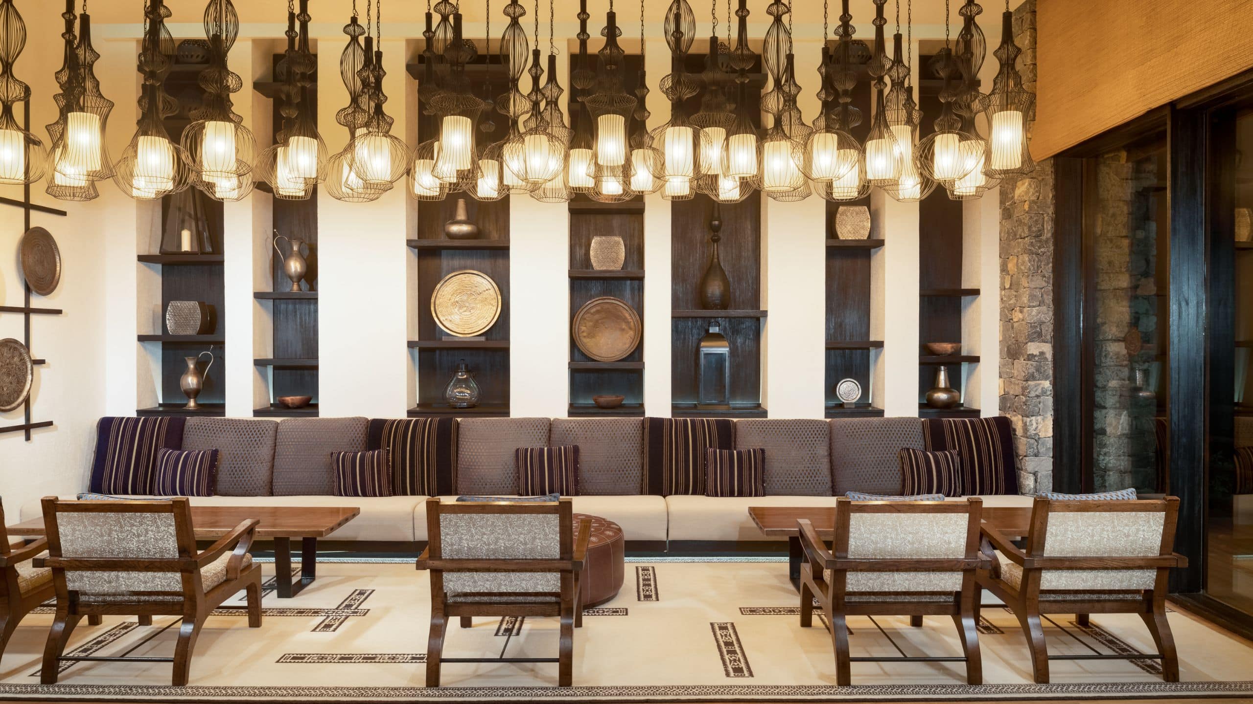 Alila Jabal Akhdar Rose Lounge Couch