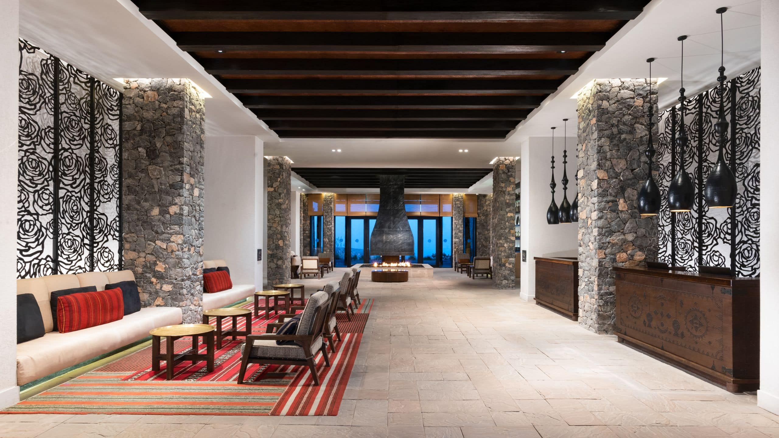 Alila Jabal Akhdar Lobby Wide Angle