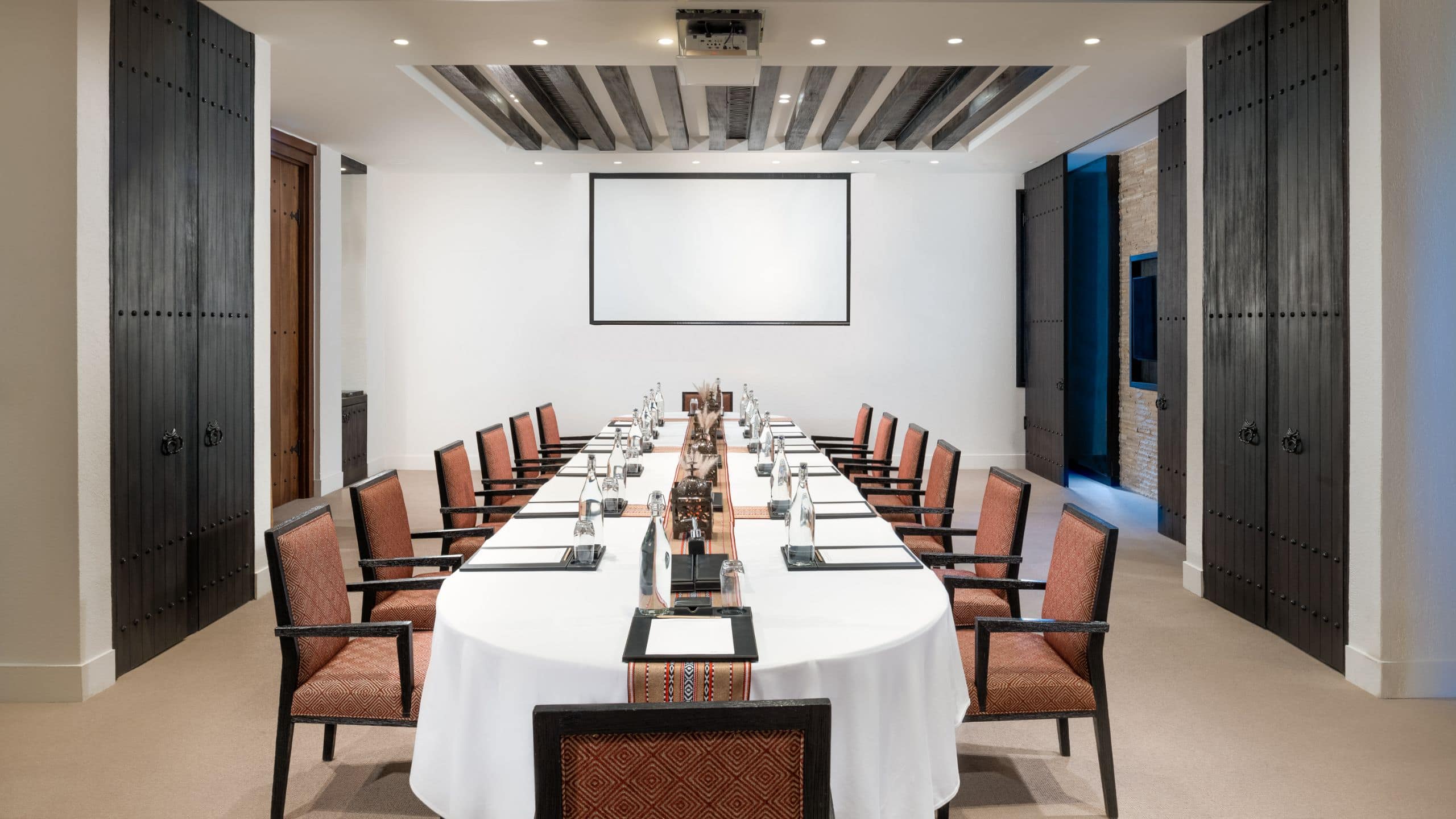 1 of 3 Alila Jabal Akhdar Meeting Venue Board Room Side