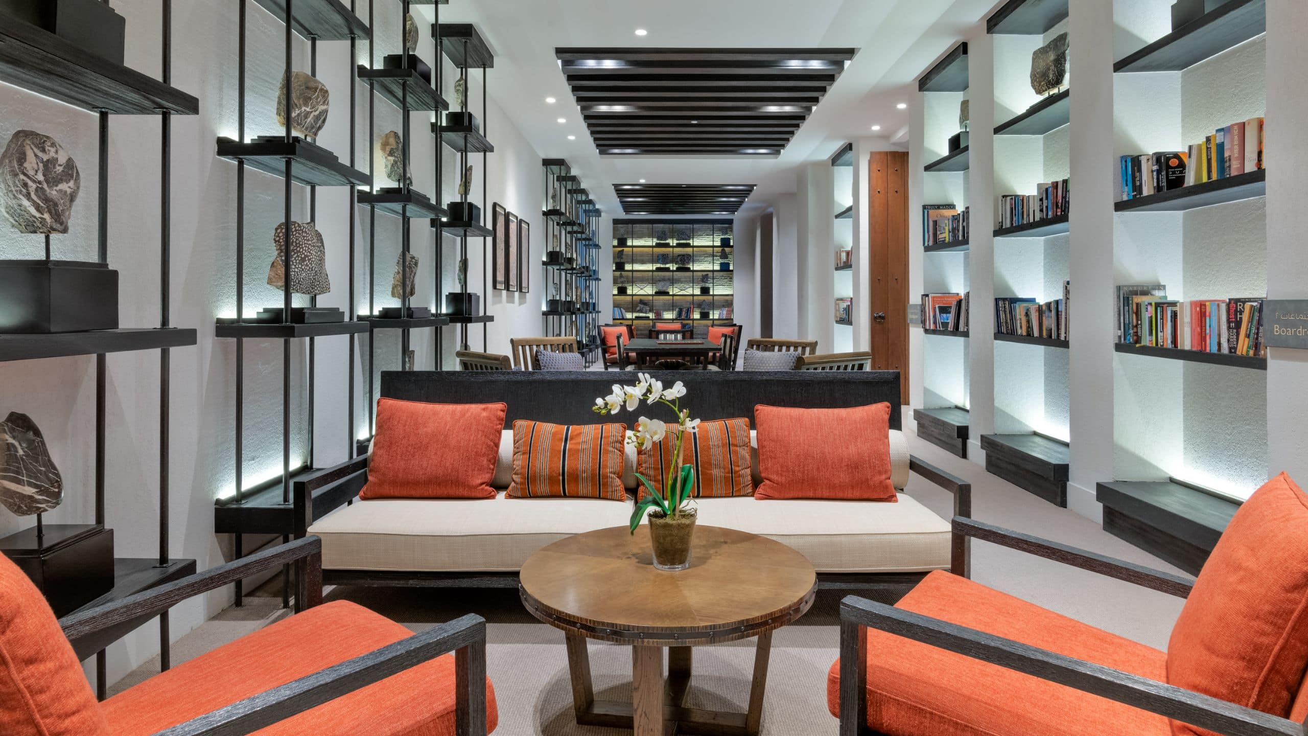Alila Jabal Akhdar Meeting Venue Library Table