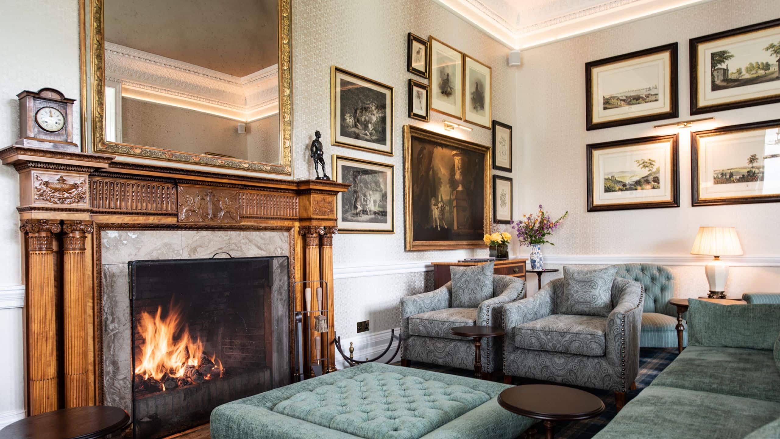 Schloss Roxburghe Golf Hotel Drawing Room