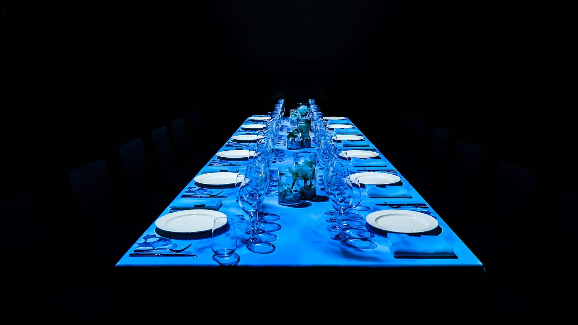 Hyatt Regency Beijing Wangjing Le Petit Chef Blue Table