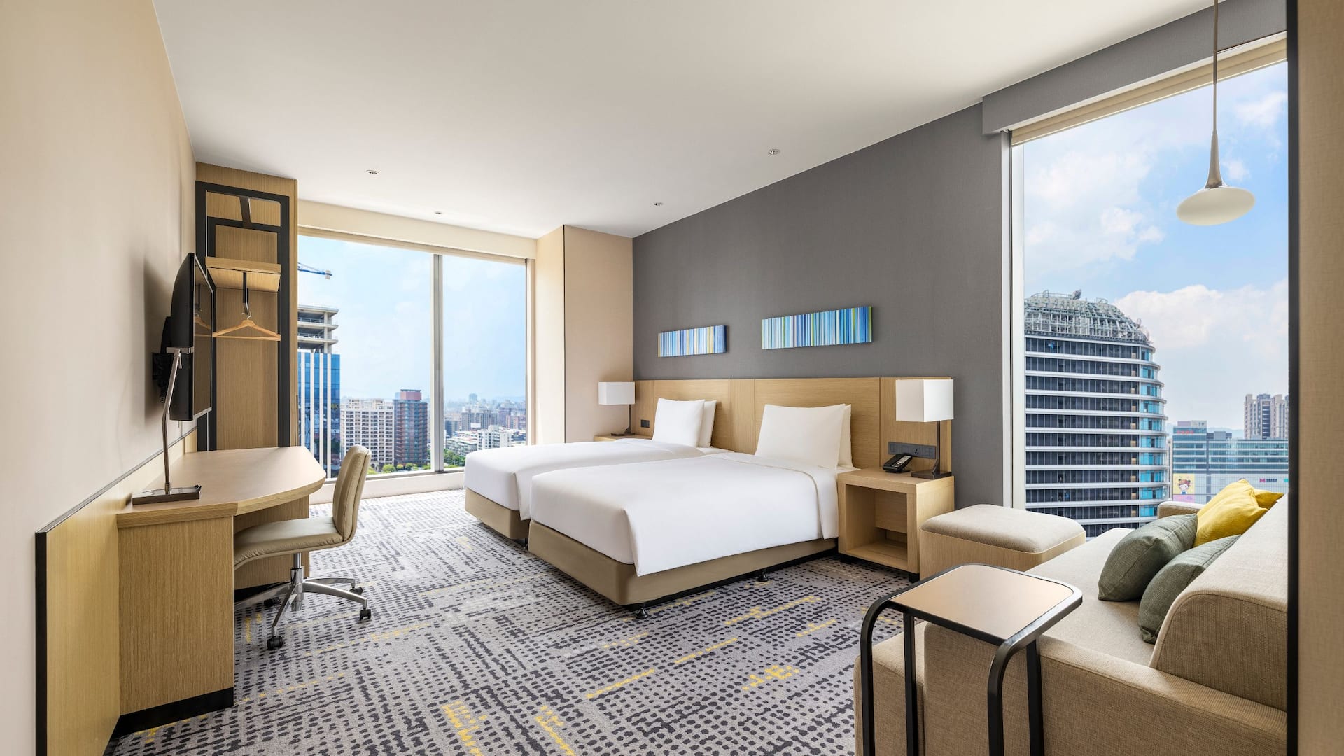 1/4 Hyatt Place New Taipei City Xinzhuang Deluxe Twin