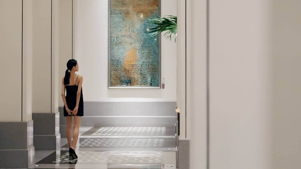 Ground Floor Hallway - Night
