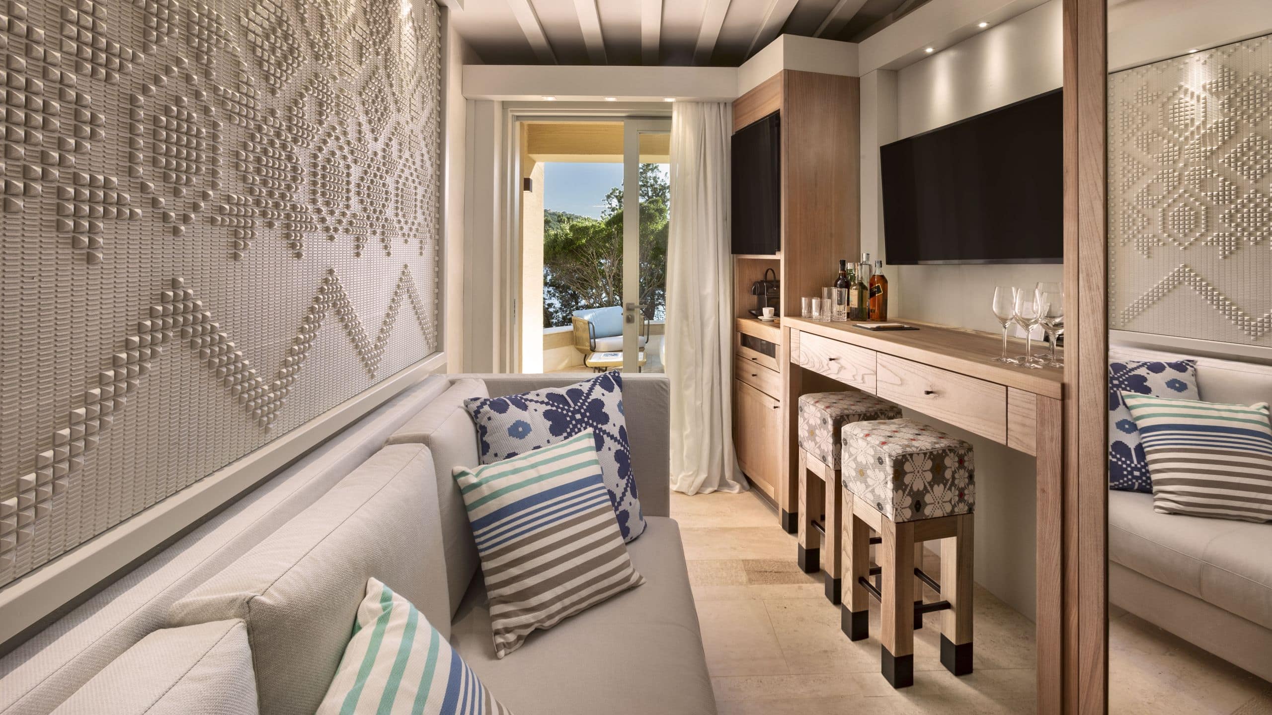 3 of 9 7Pines Resort Sardinia Suite Caprera Couch
