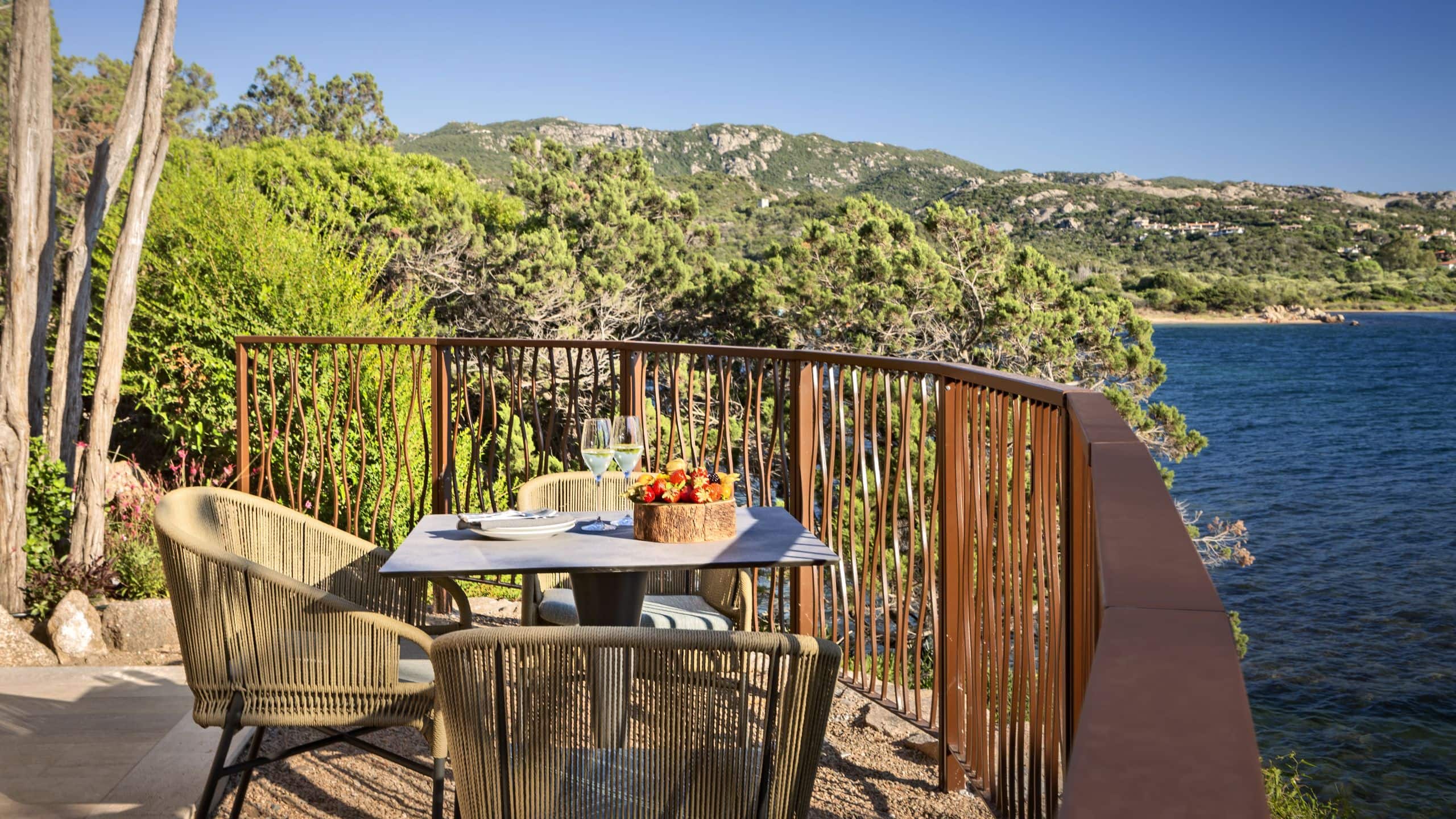 7Pines Resort Sardinia Suite Caprera Balcony Seating