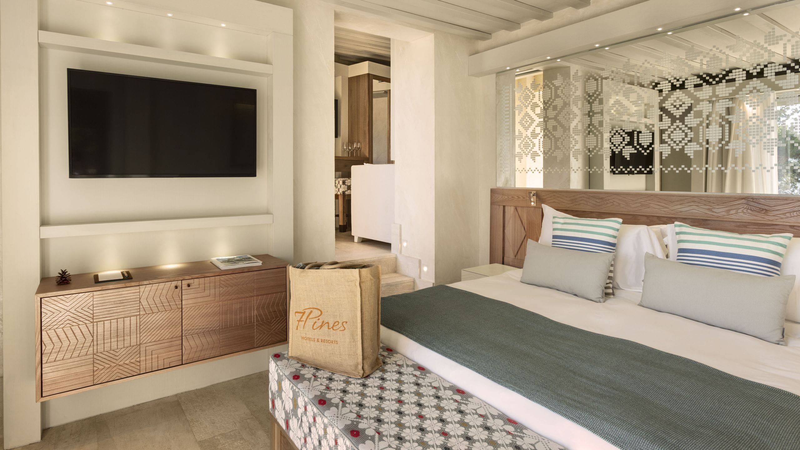 1 of 1 7Pines Resort Sardinia Suite Caprera Bedroom View