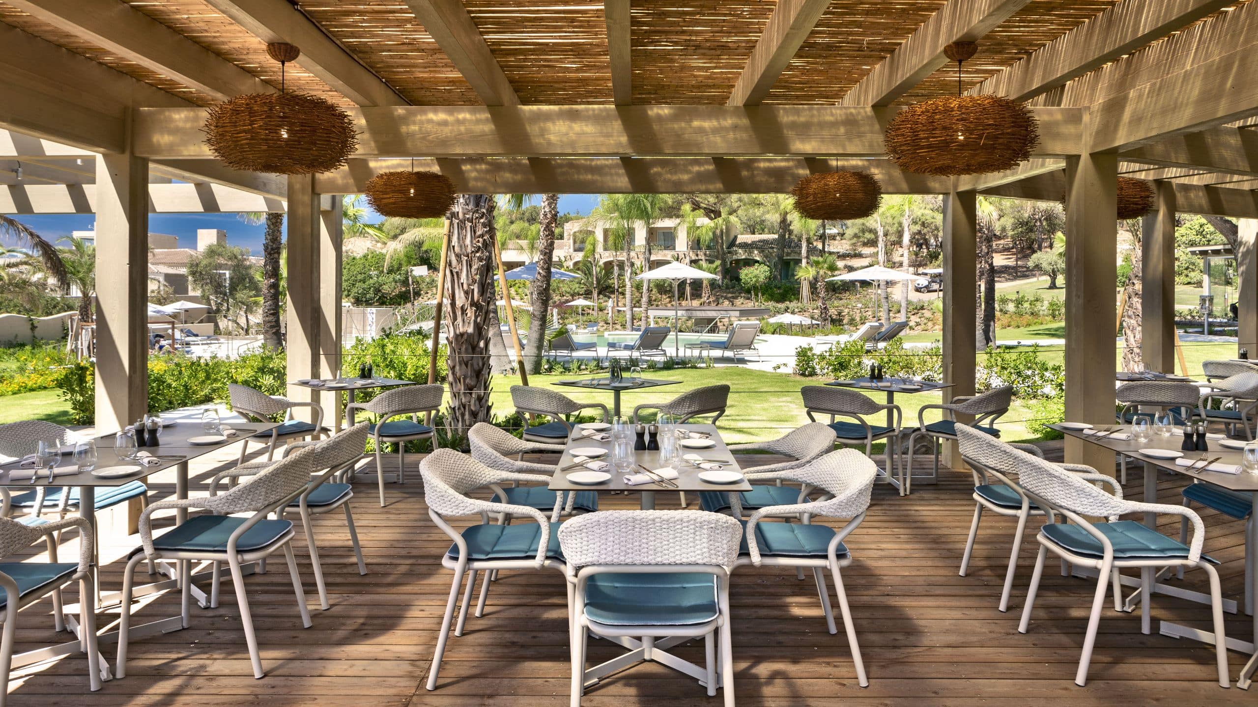 7Pines Resort Sardinia Spazio Restaurant  Seating Layout