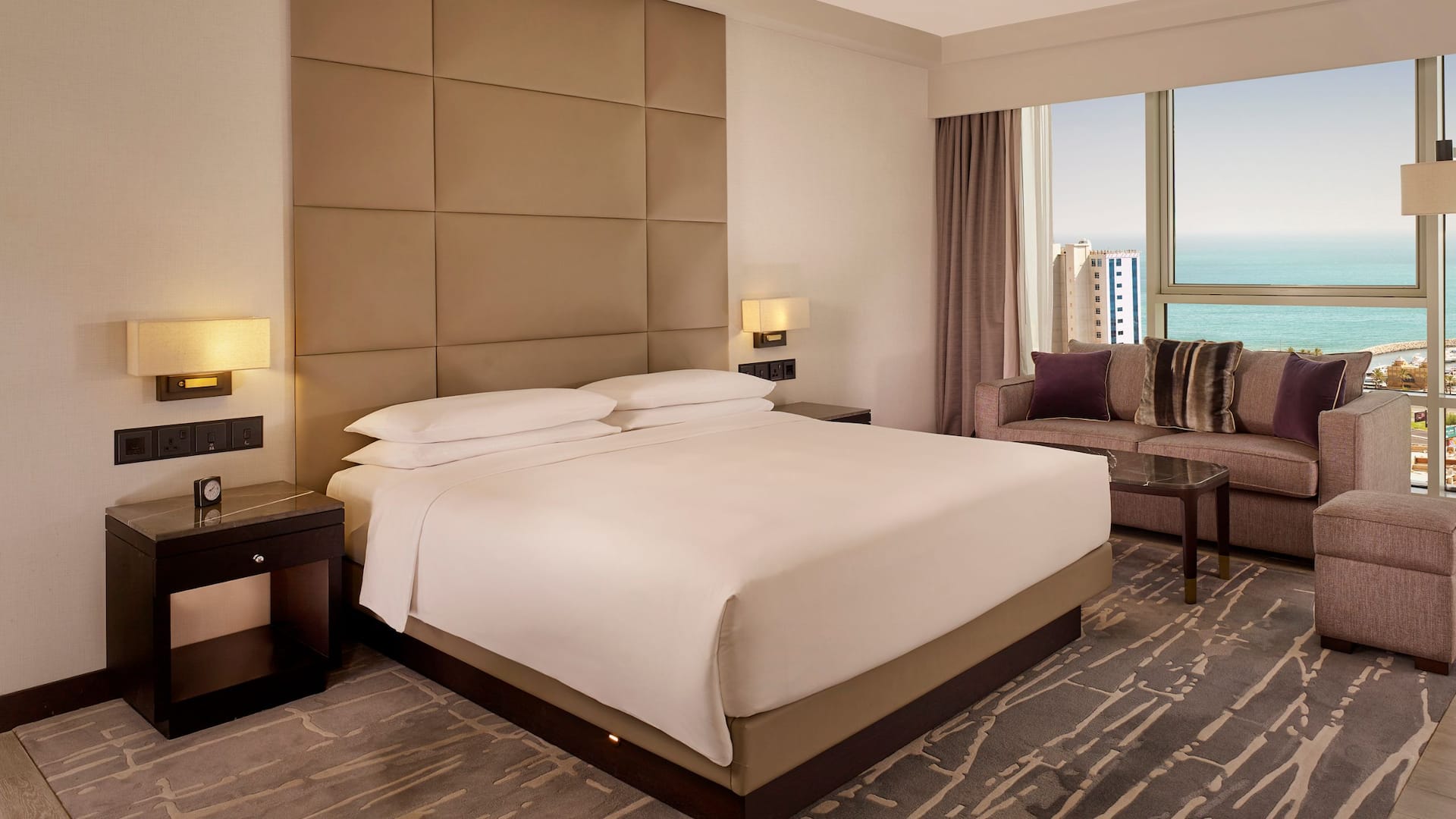 Hyatt Regency Al Kout Mall King Guestroom Sea View