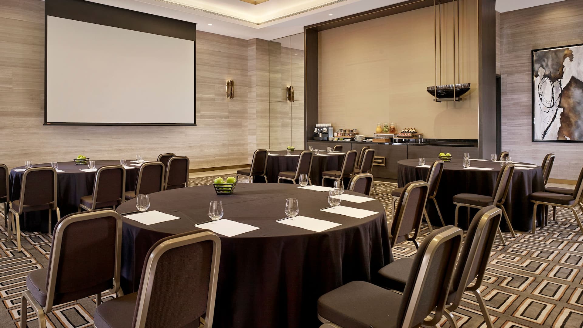 Hyatt Regency Al Kout Mall Meeting Room Banquet Tables