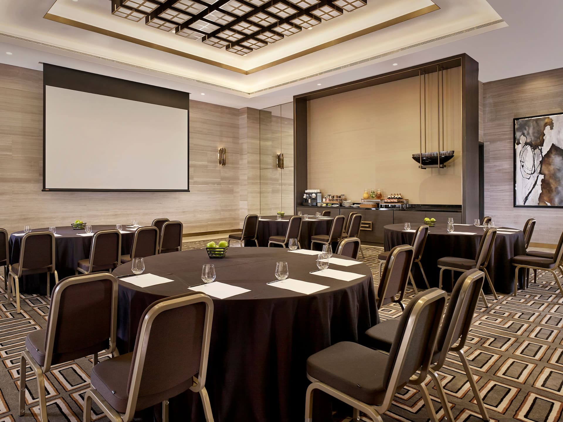 Hyatt Regency Al Kout Mall Meeting Room Banquet Tables